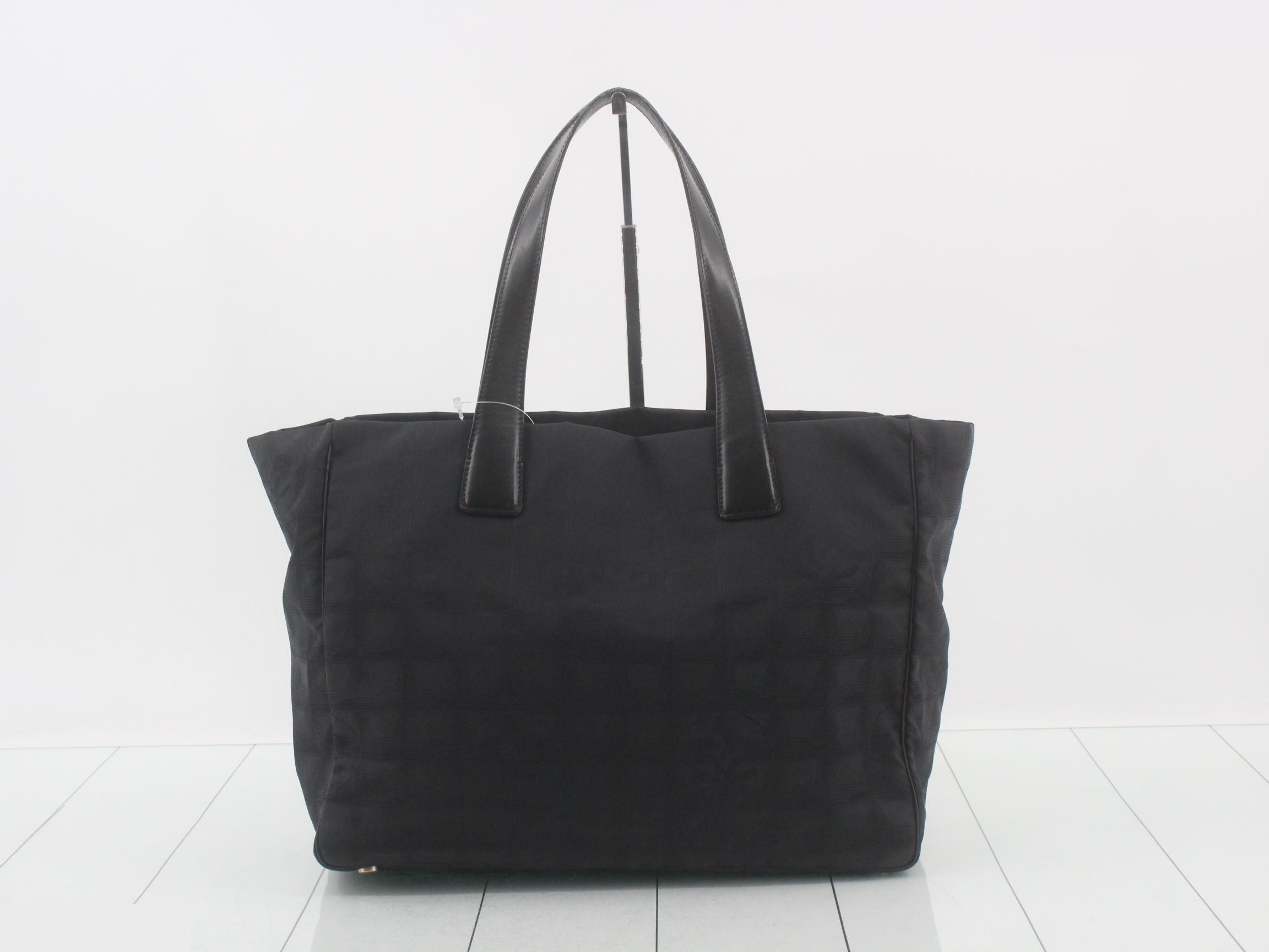 Tote bag, travel style, black, GP nylon — view 2