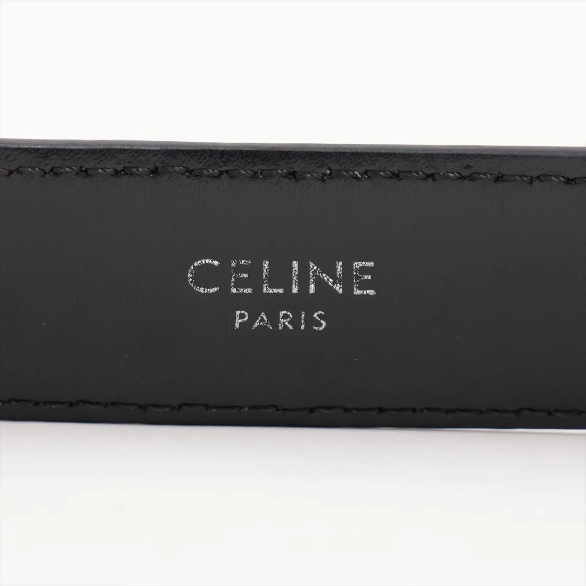 Triomphe Belt 75 Leather Black — view 5