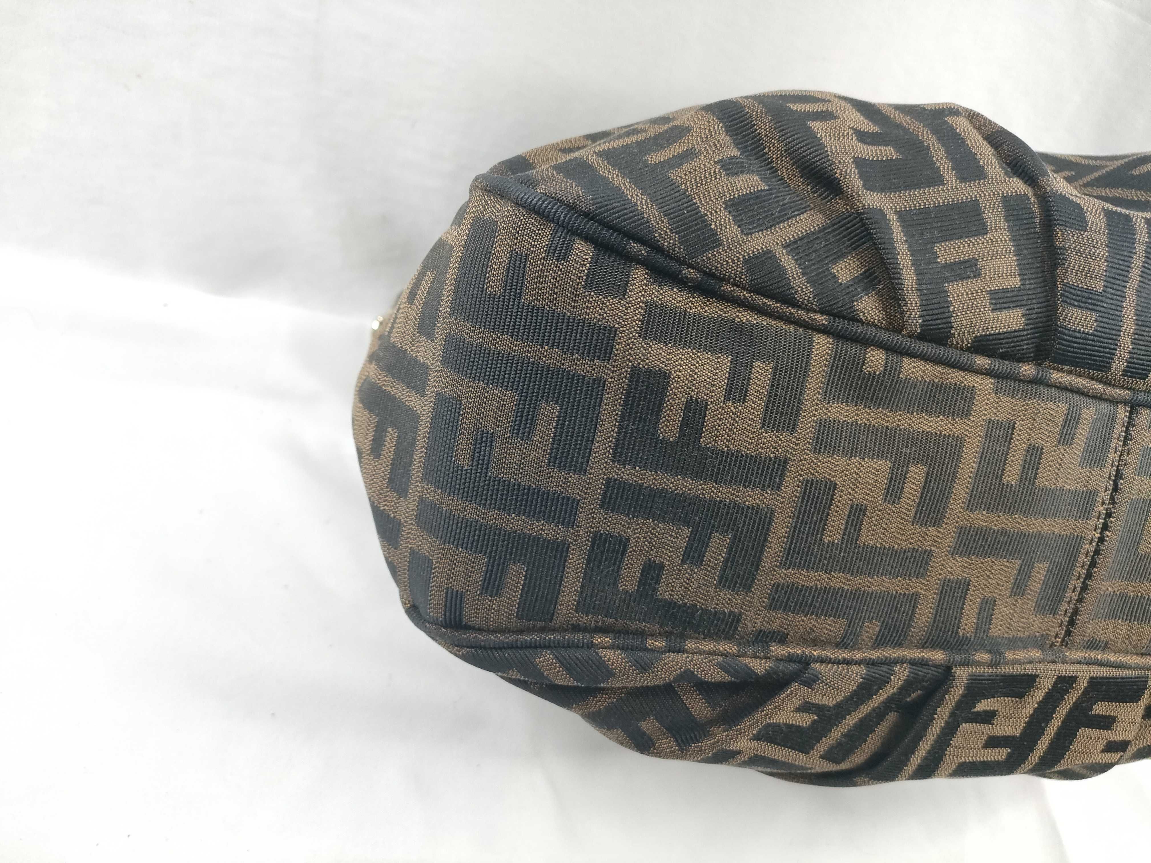 Zucca pattern Fendi Zucca Mia chain shoulder bag brown shoulder bag — view 3