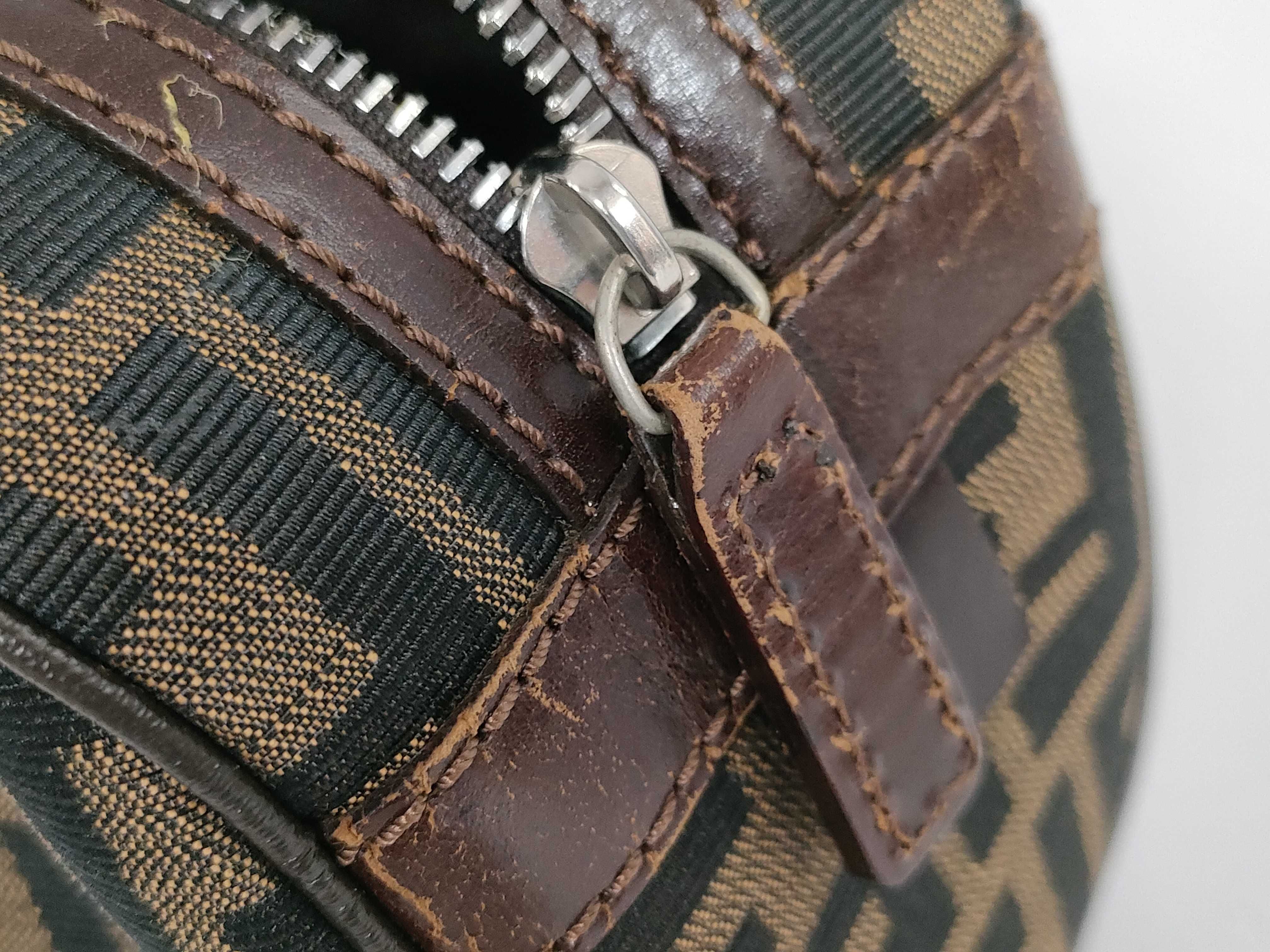 Zucca pattern Fendi Zucca handbag — view 14