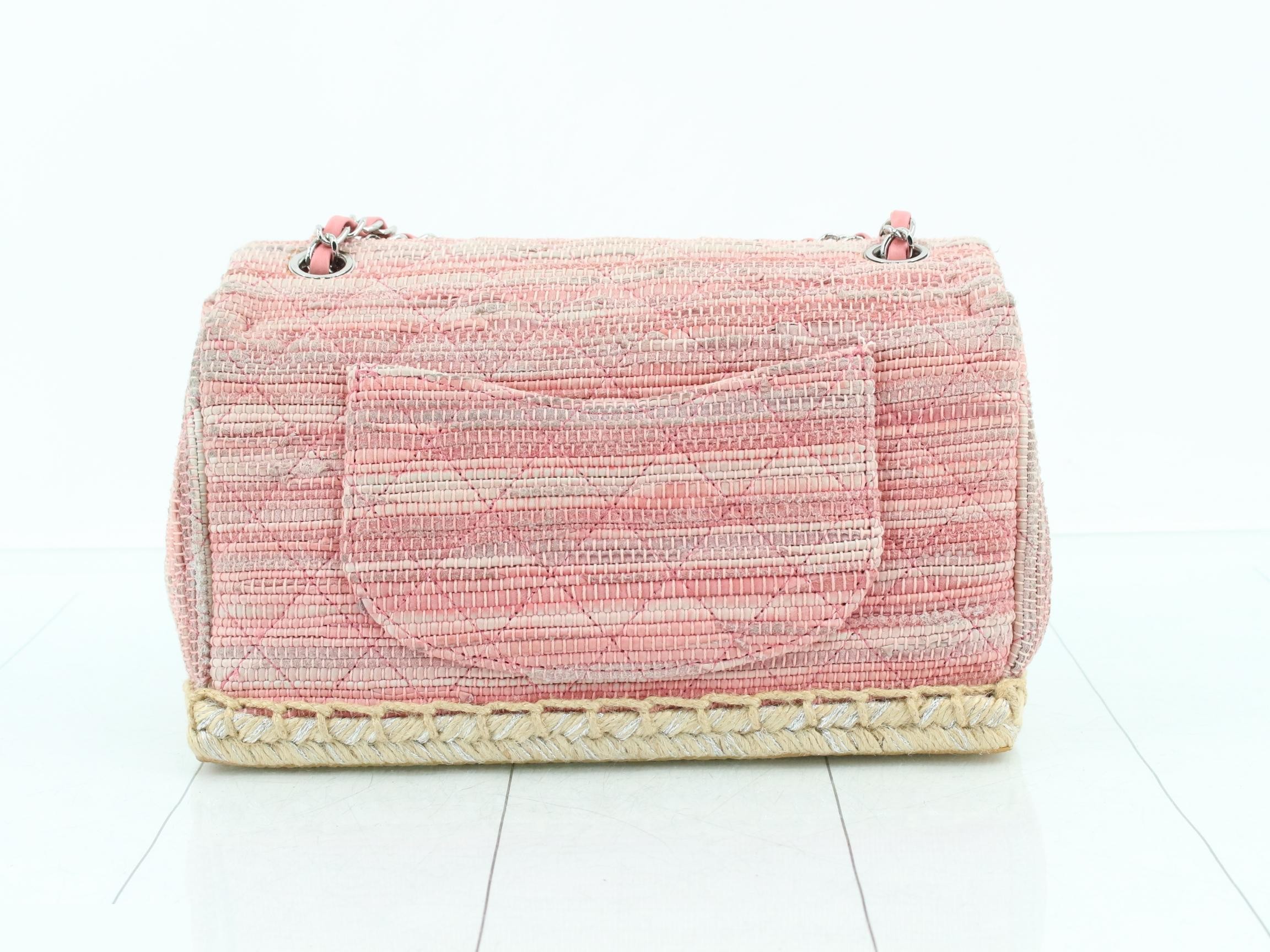 Matelassé Espadrille Chain Shoulder Bag, Series 14 — view 2