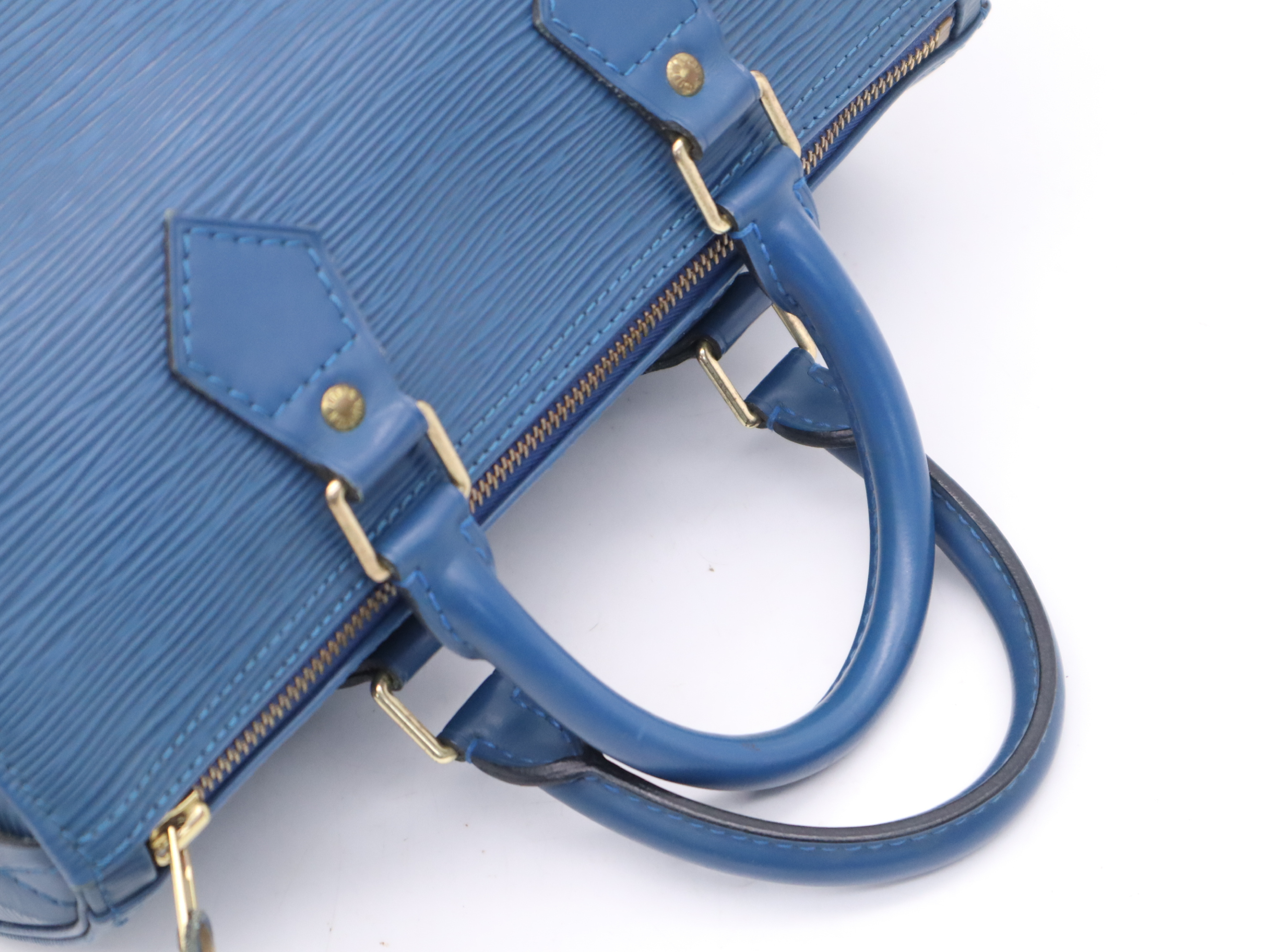 M43015 Epi Speedy 25 Toledo Blue Handbag — view 6