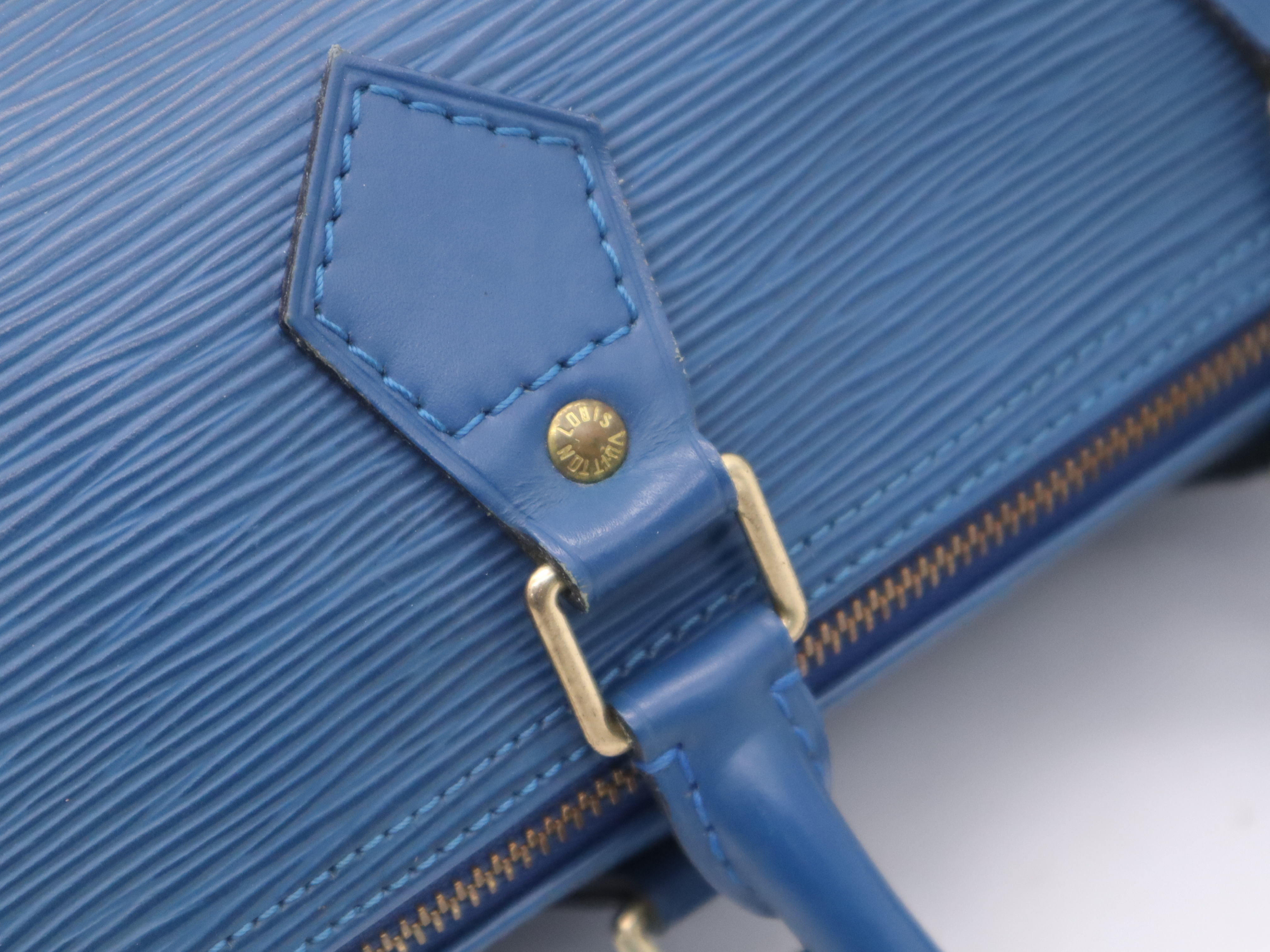 M43015 Epi Speedy 25 Toledo Blue Handbag — view 7