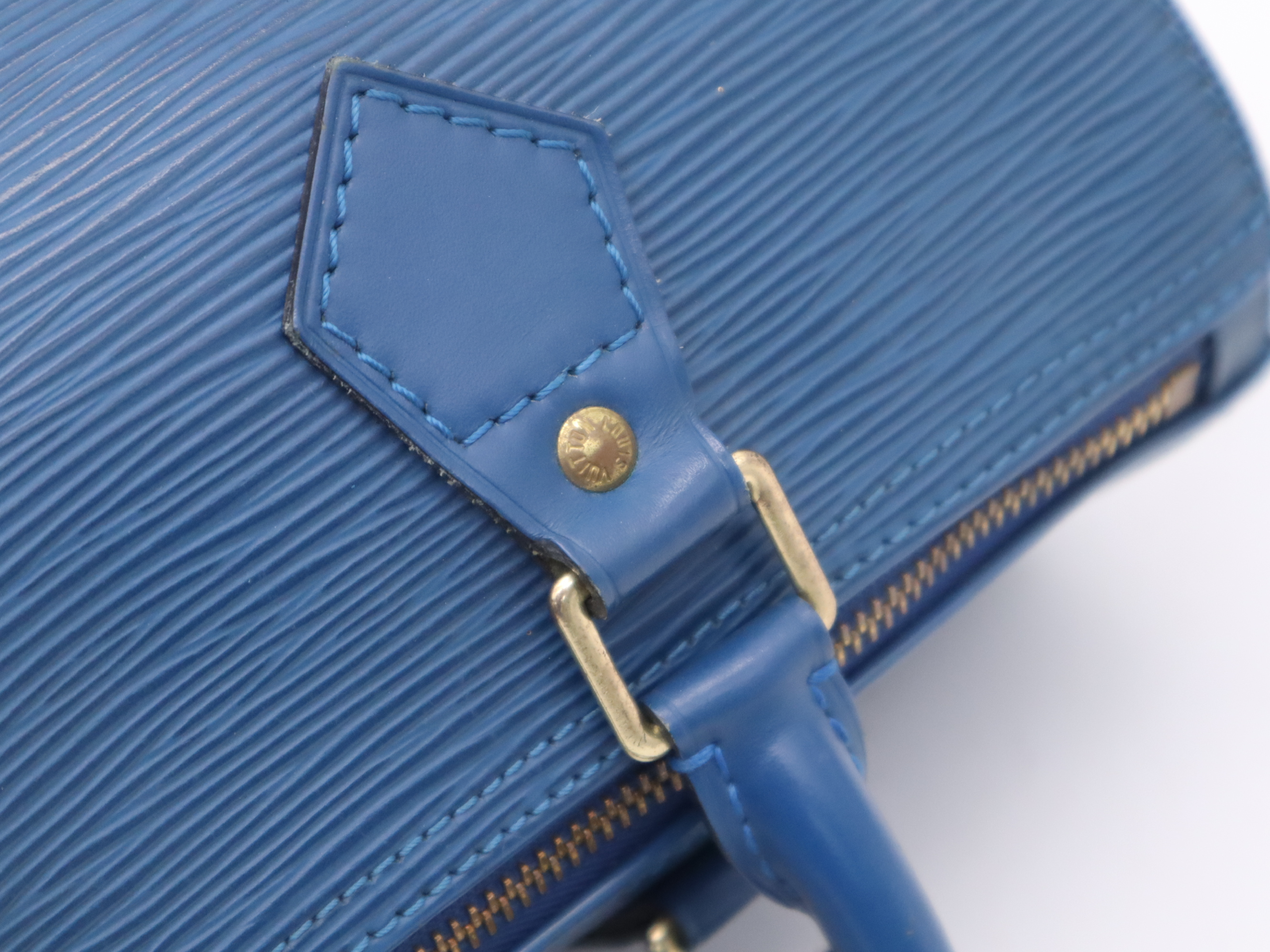 M43015 Epi Speedy 25 Toledo Blue Handbag — view 8