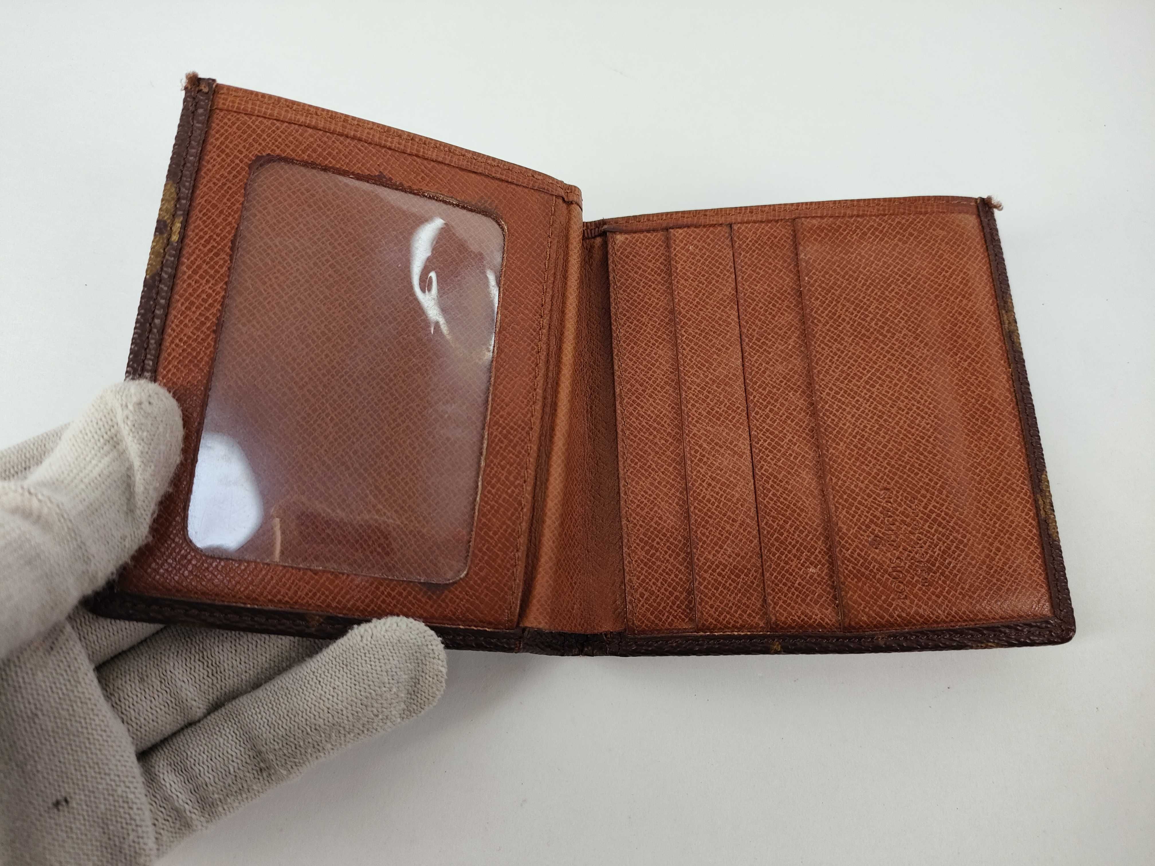 Monogram LV Portefeuille Cartes Blue Wallet — view 8