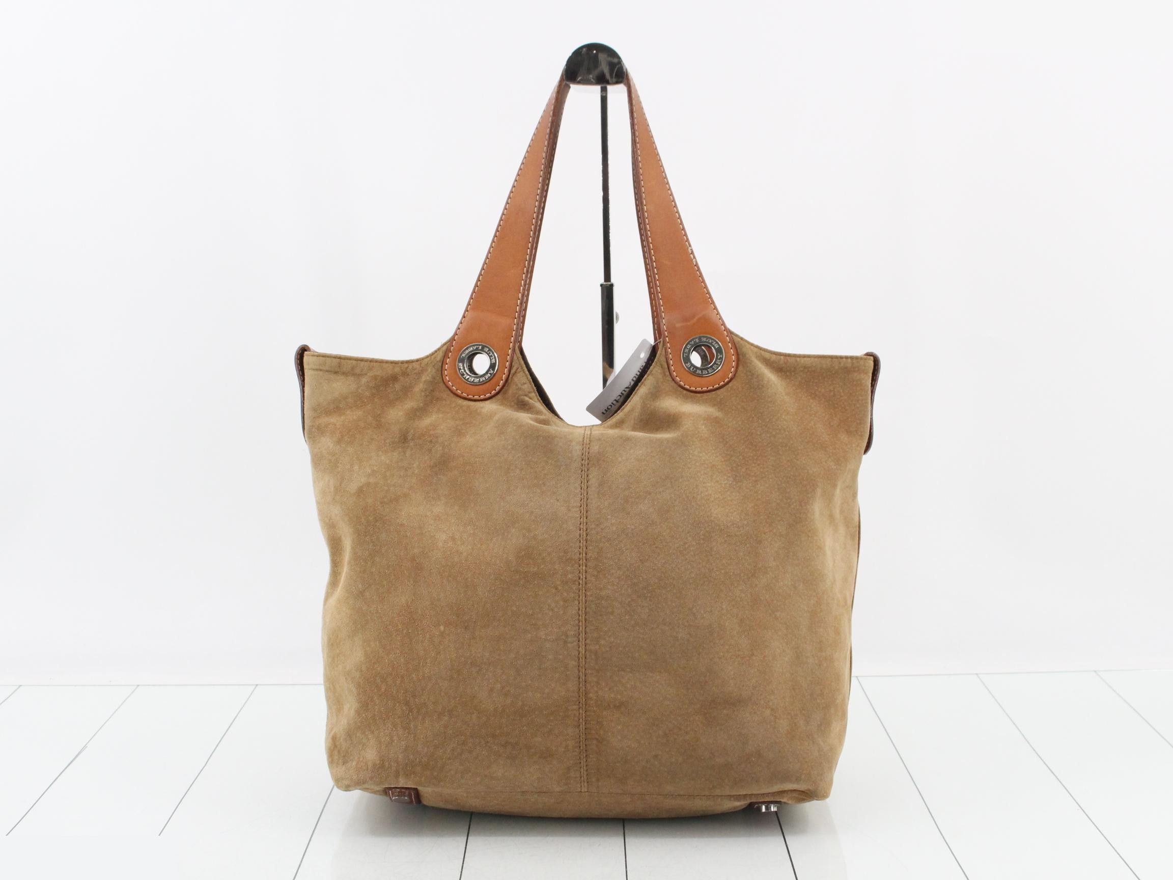 Blue Label Reversible Suede Tote Bag — view 2