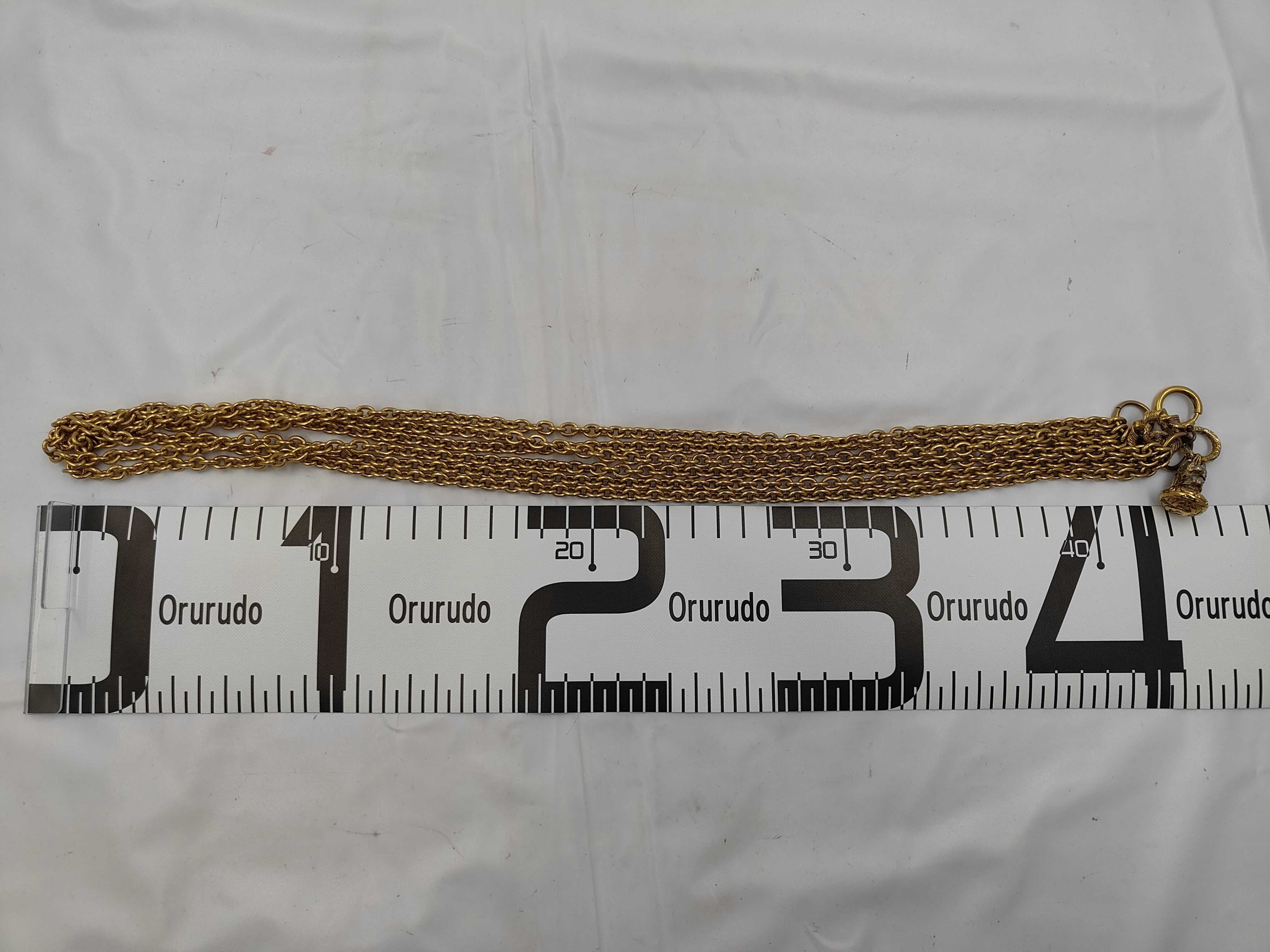 Bell Chain Belt, Brass, Gold Hardware, Unknown Item — view 5