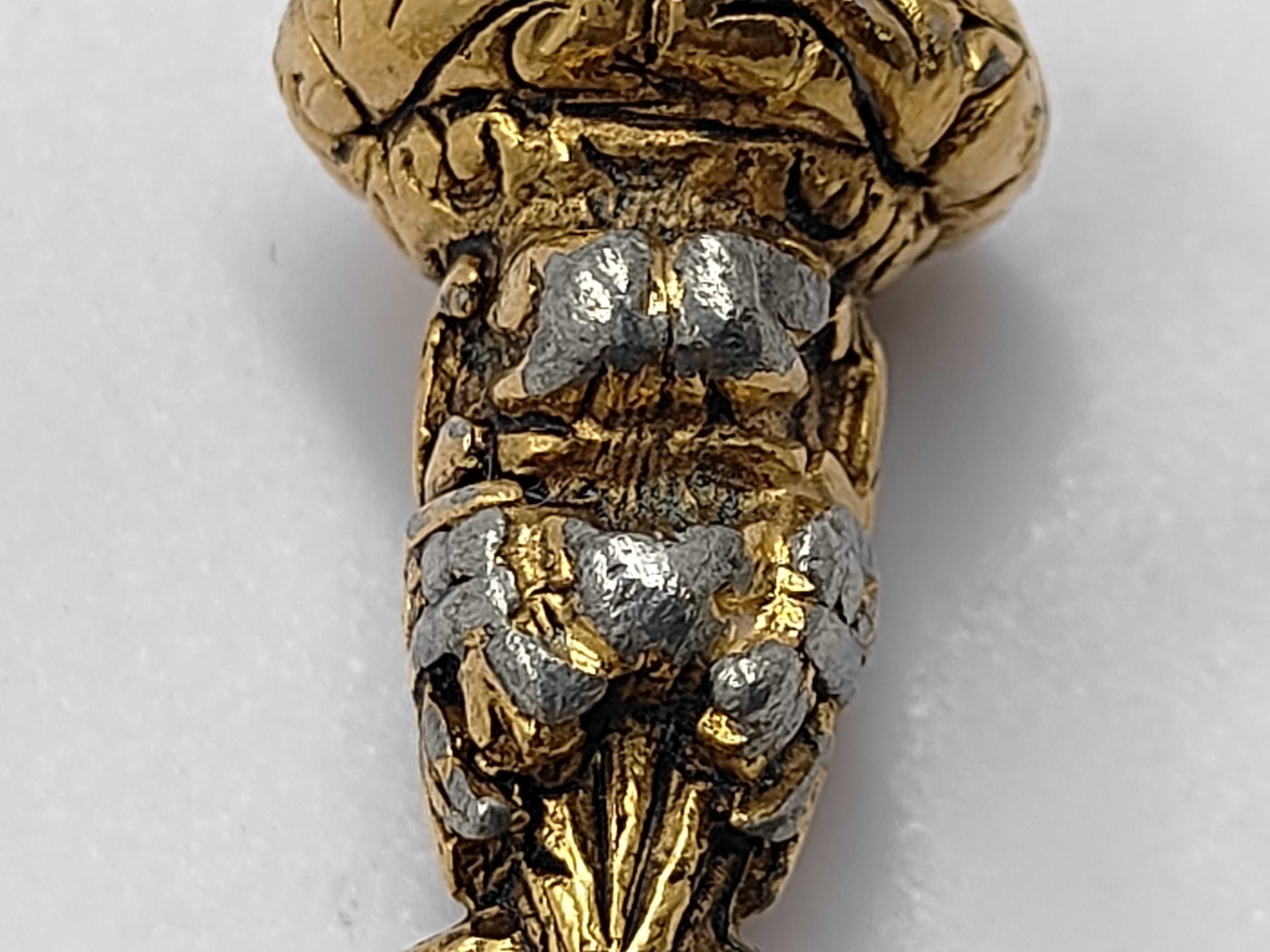 Bell Chain Belt, Brass, Gold Hardware, Unknown Item — view 7