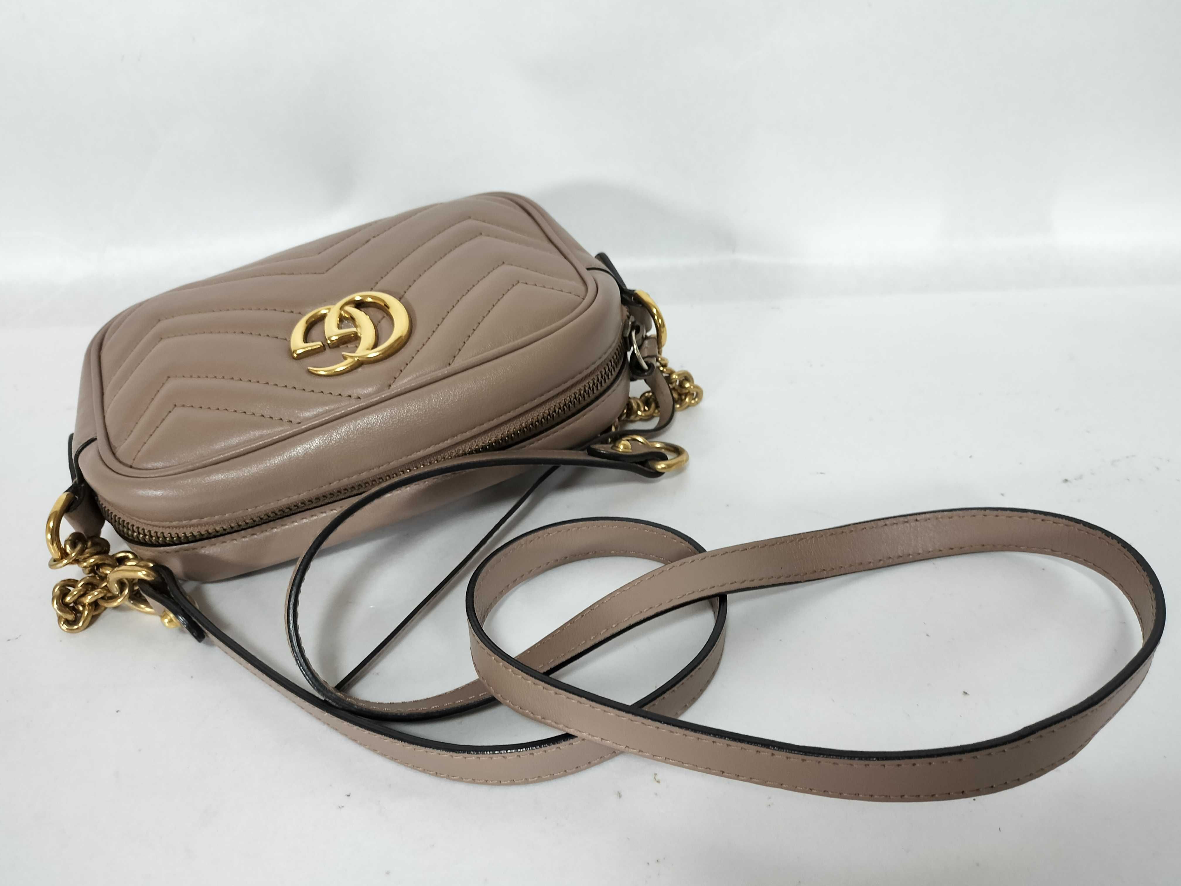 Matelasse Leather Camera Bag Shoulder Bag — view 3