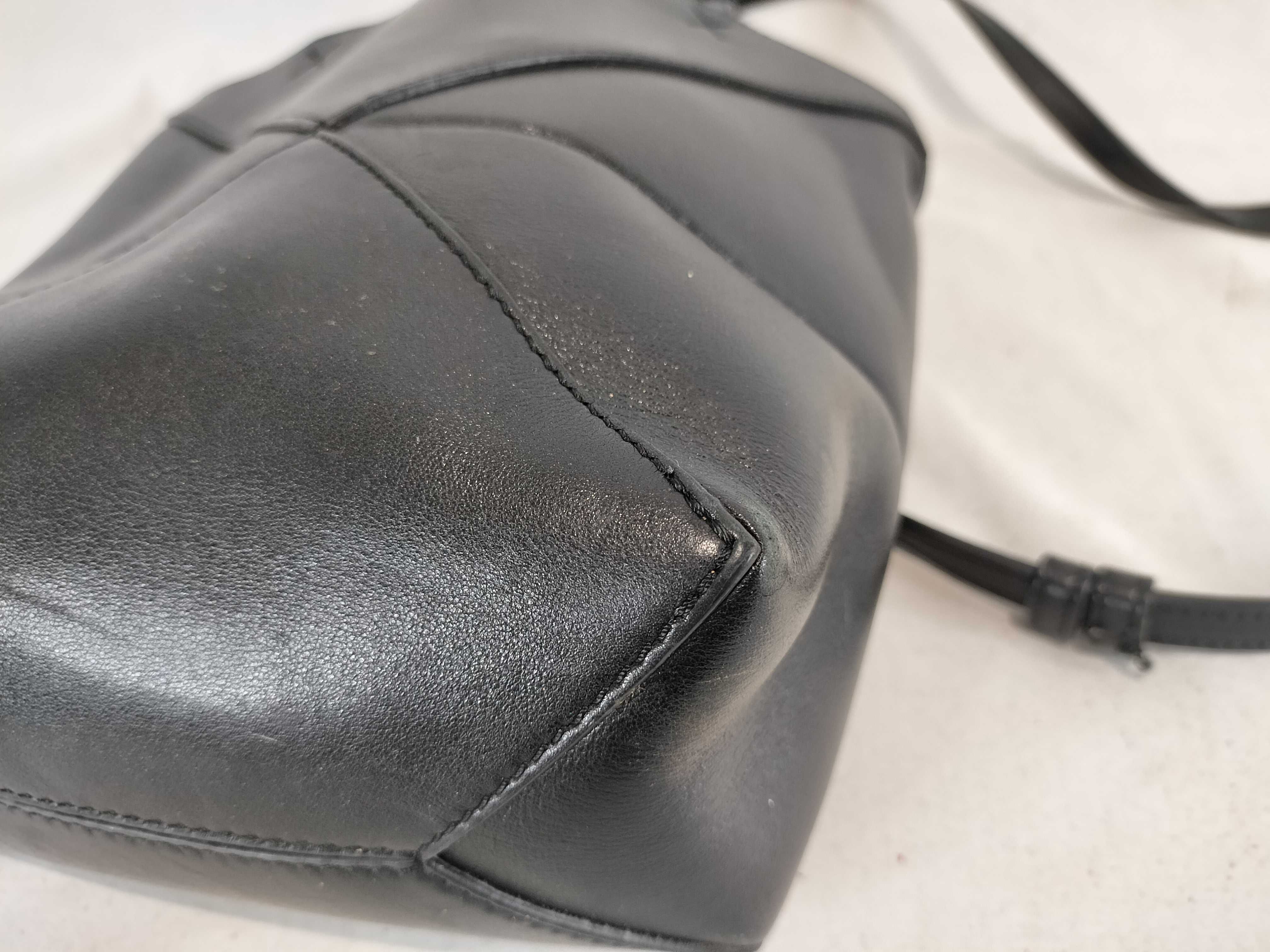 Puzzlefold Tote Black Shoulder Bag — view 6