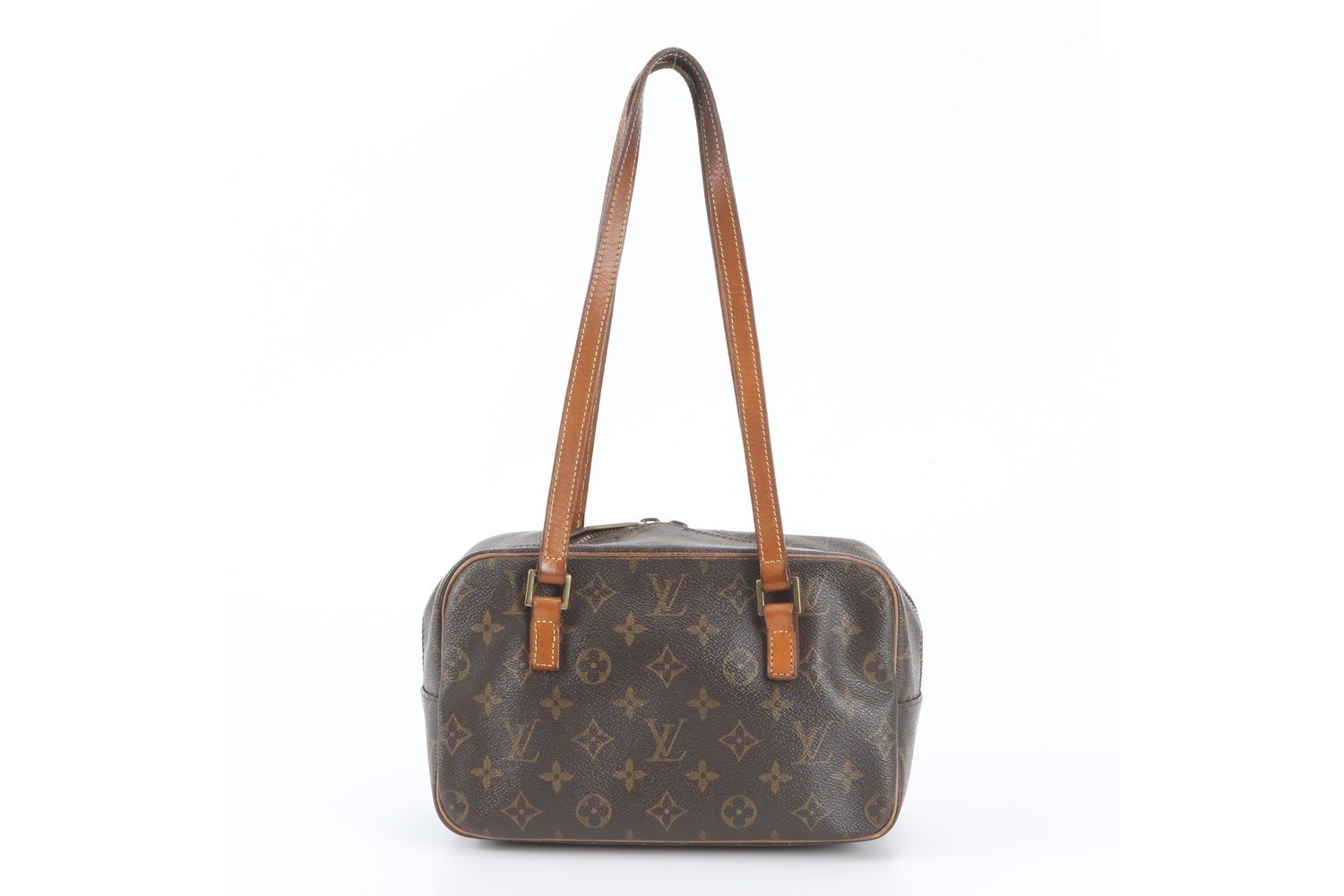 Monogram Cite MM M51182 Leather Tote Bag — view 3
