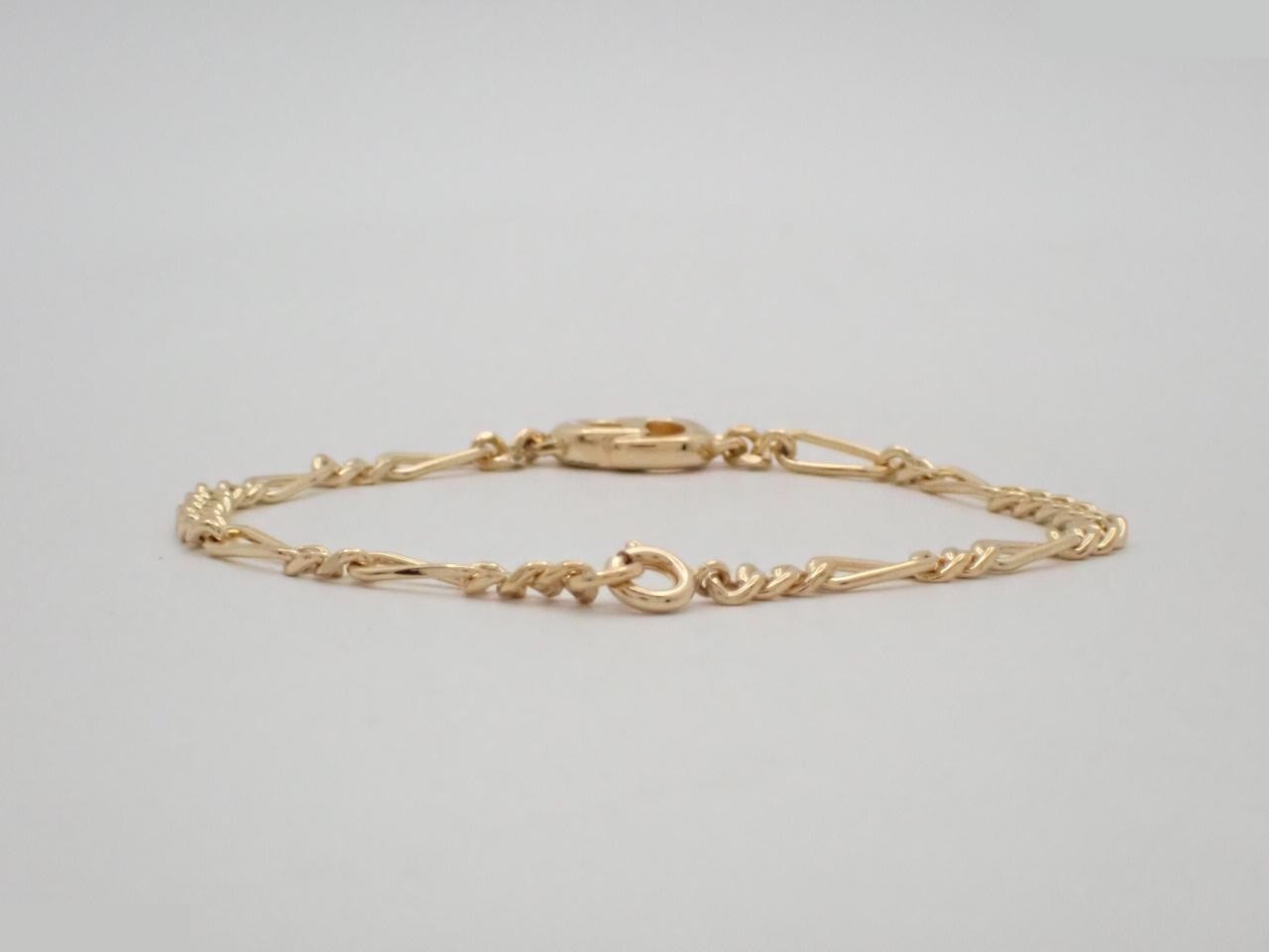 Other items in the line: Precious metal bracelets and bangles (metal), wrist circumference approximately 18.5 cm. — view 2