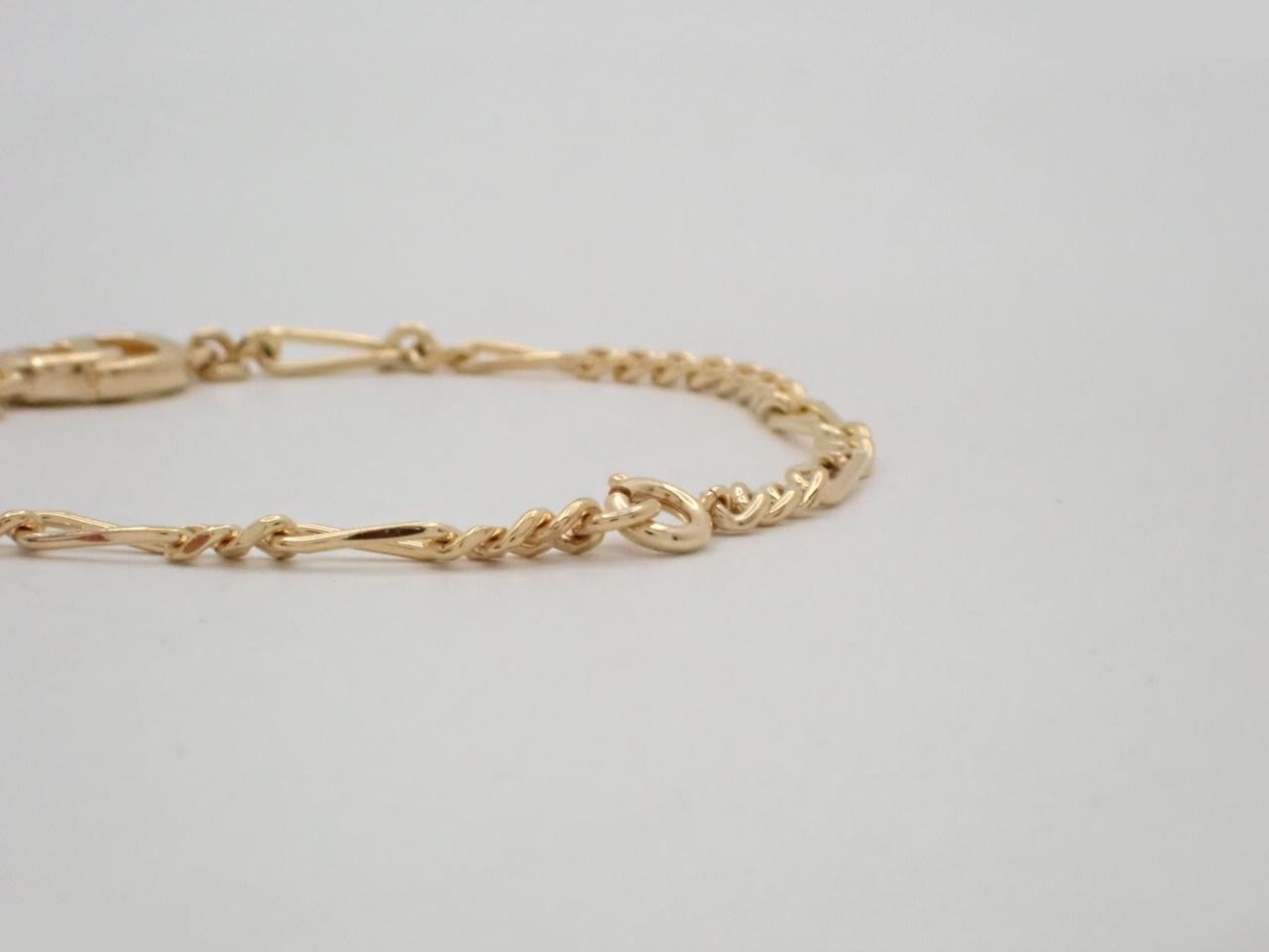 Other items in the line: Precious metal bracelets and bangles (metal), wrist circumference approximately 18.5 cm. — view 3