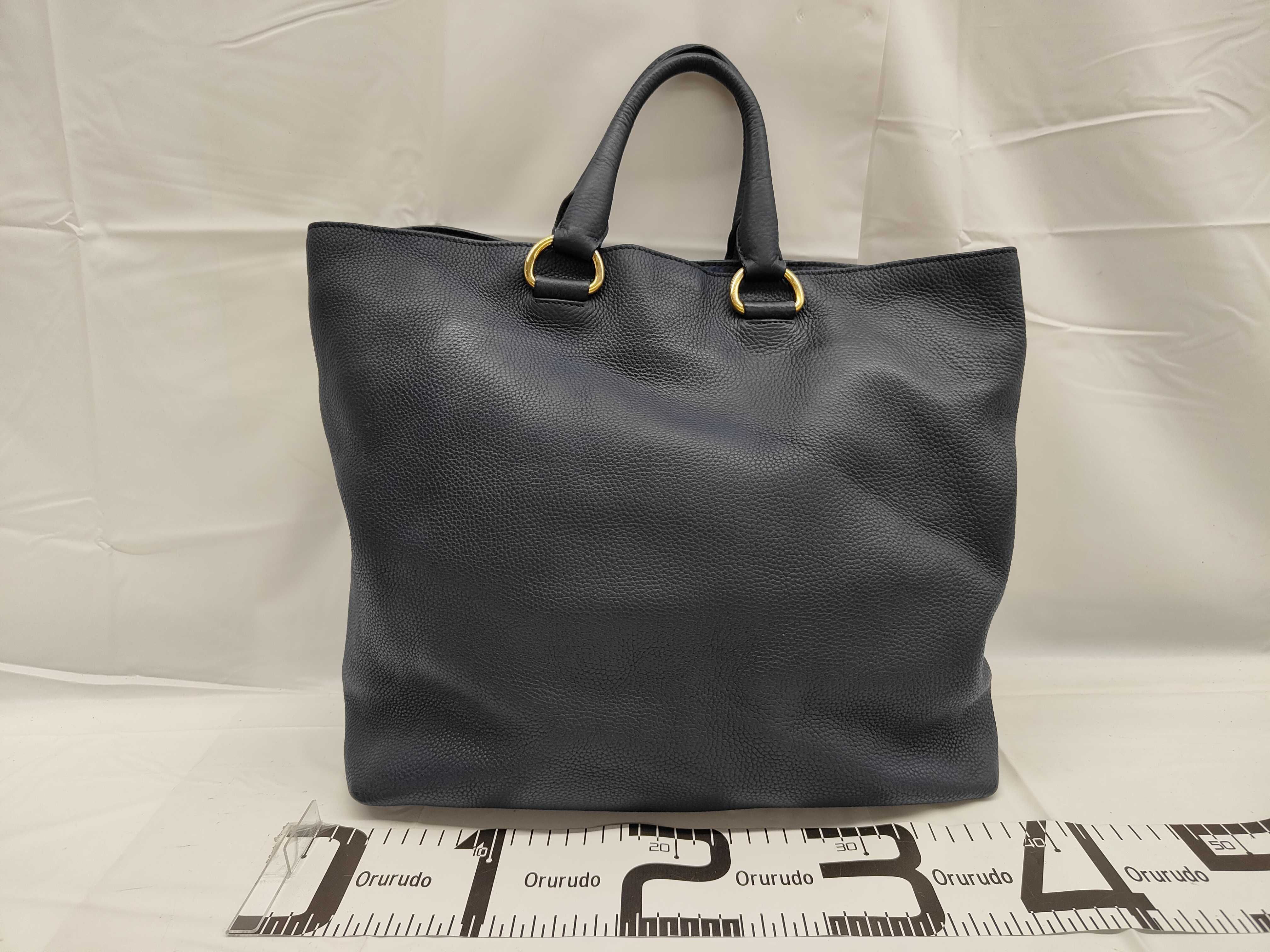 Vitello Daino Leather Tote Shoulder Bag (Handbag) — view 2