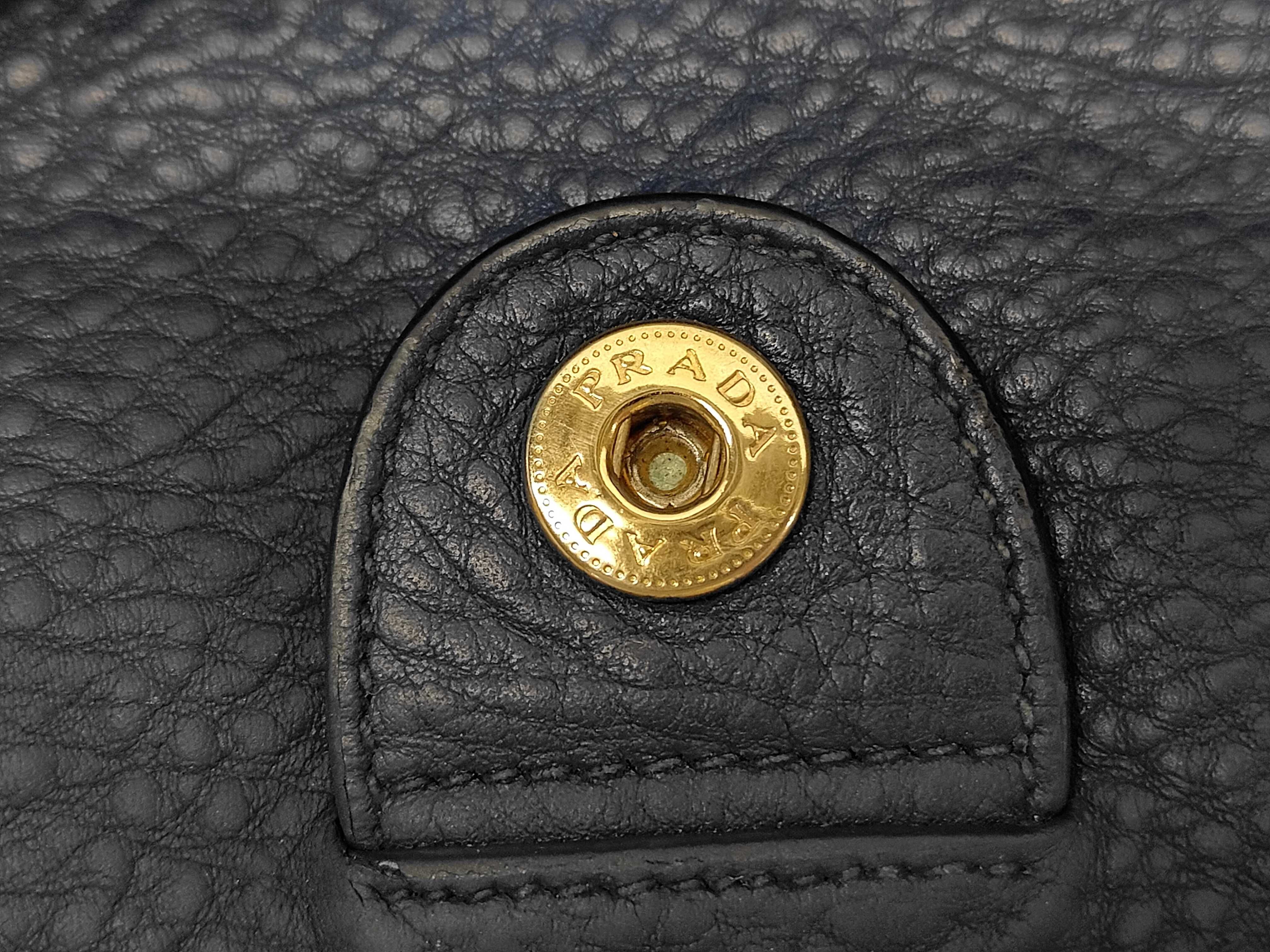 Vitello Daino Leather Tote Shoulder Bag (Handbag) — view 9