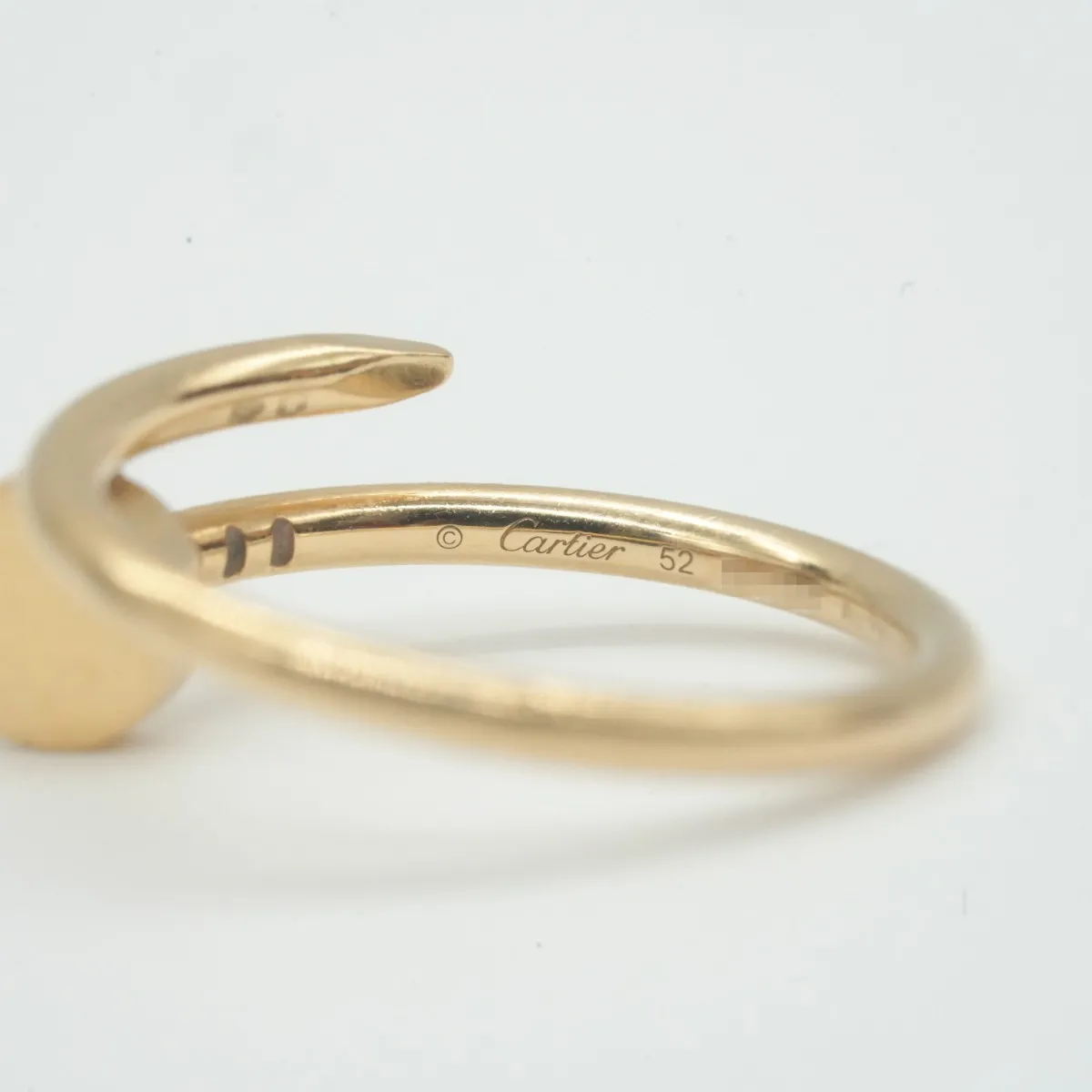 Just Ankle SM Ring 750(YG) 3.5g Size:52 SHK229 — view 2