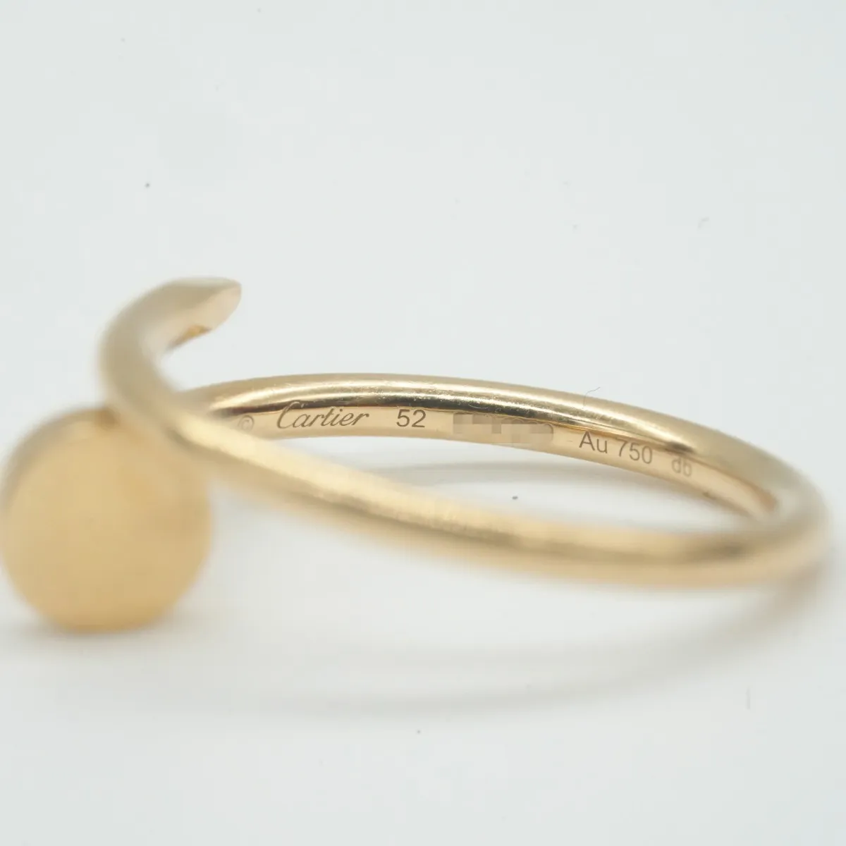 Just Ankle SM Ring 750(YG) 3.5g Size:52 SHK229 — view 3