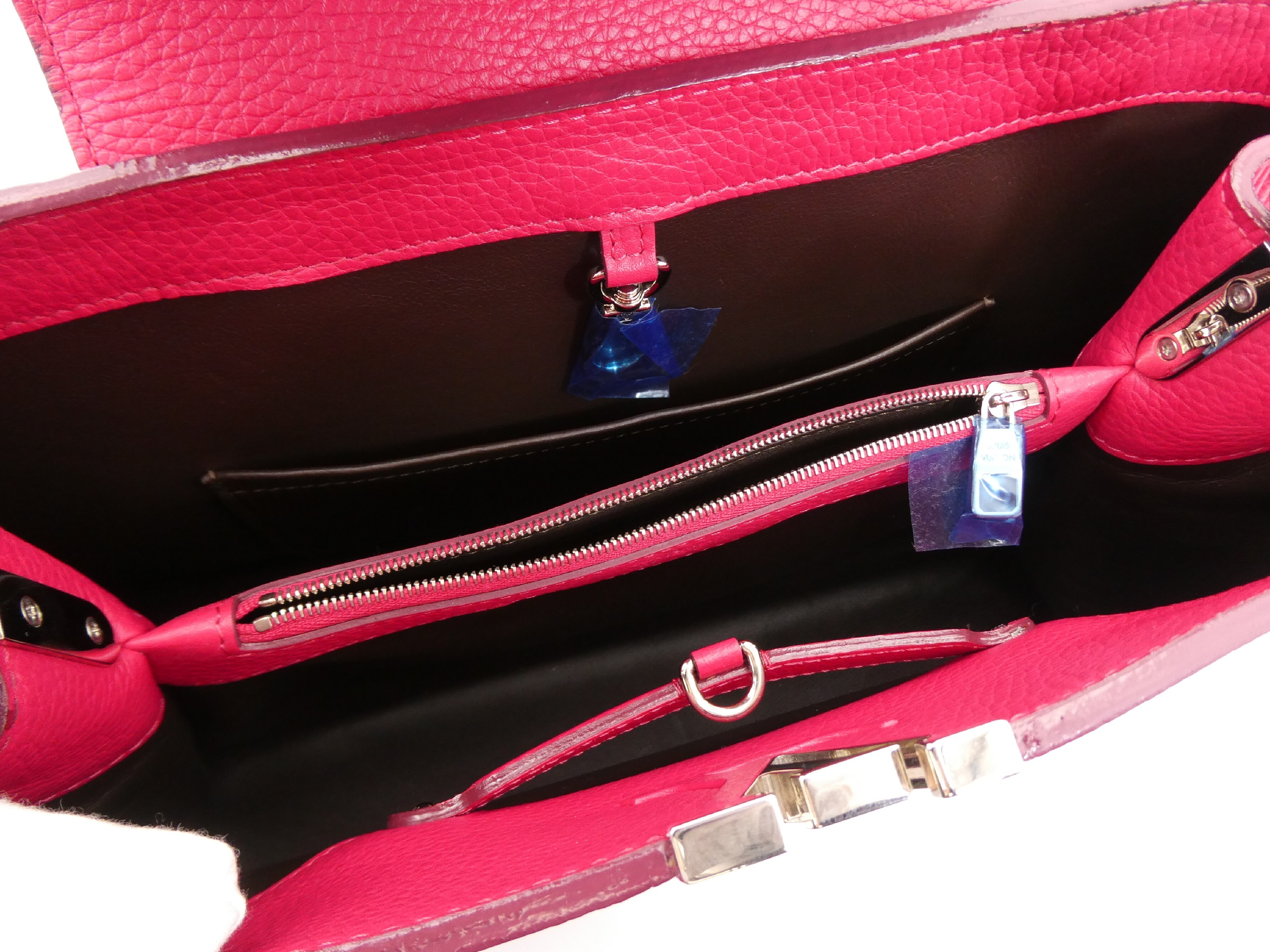 Capucines Taurillon Leather Handbag — view 7