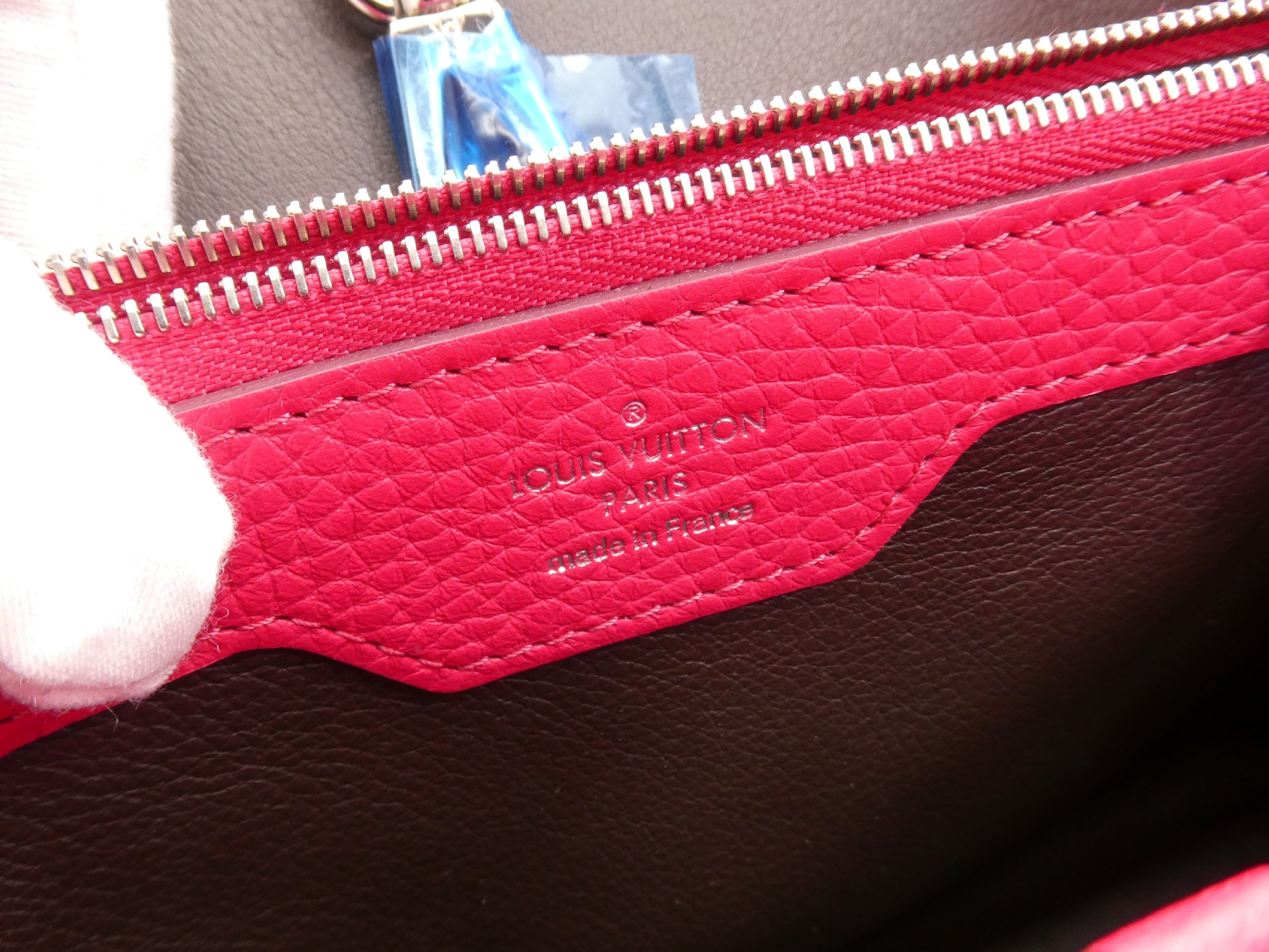 Capucines Taurillon Leather Handbag — view 8
