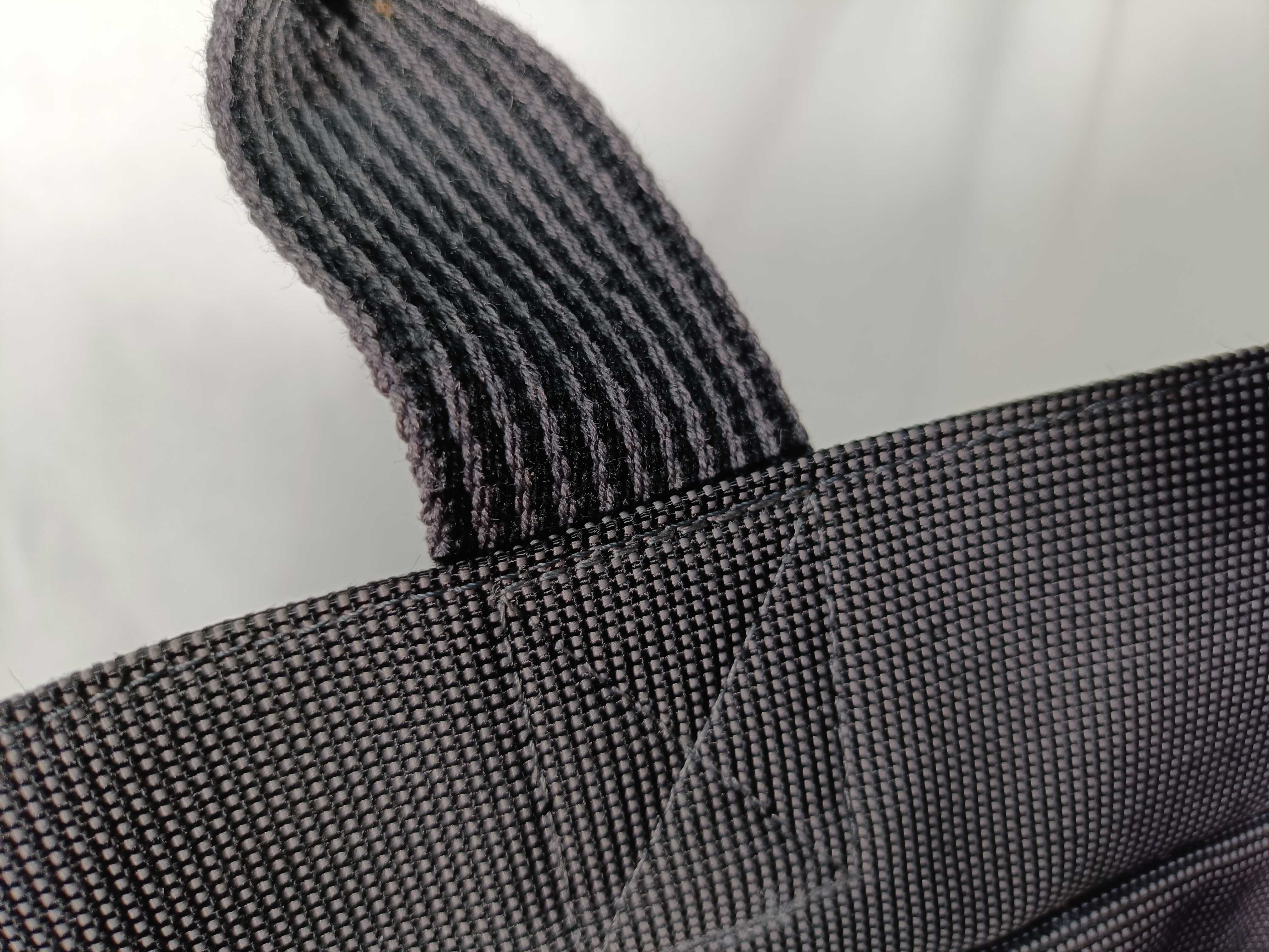 Herline Tote MM Grey Canvas Silver Hardware Tote Bag — view 9