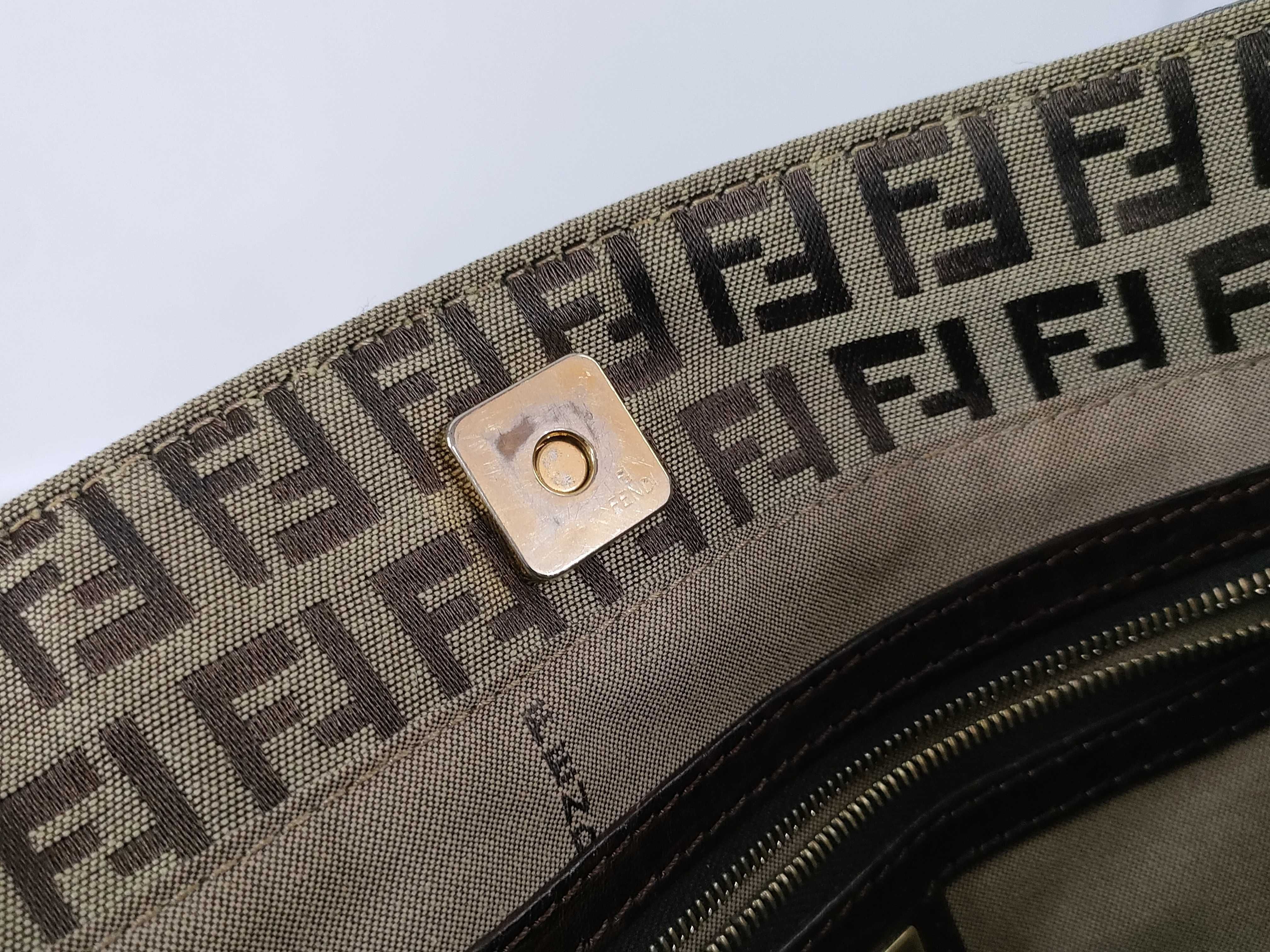 Zucca pattern hand tote leather tote bag — view 13