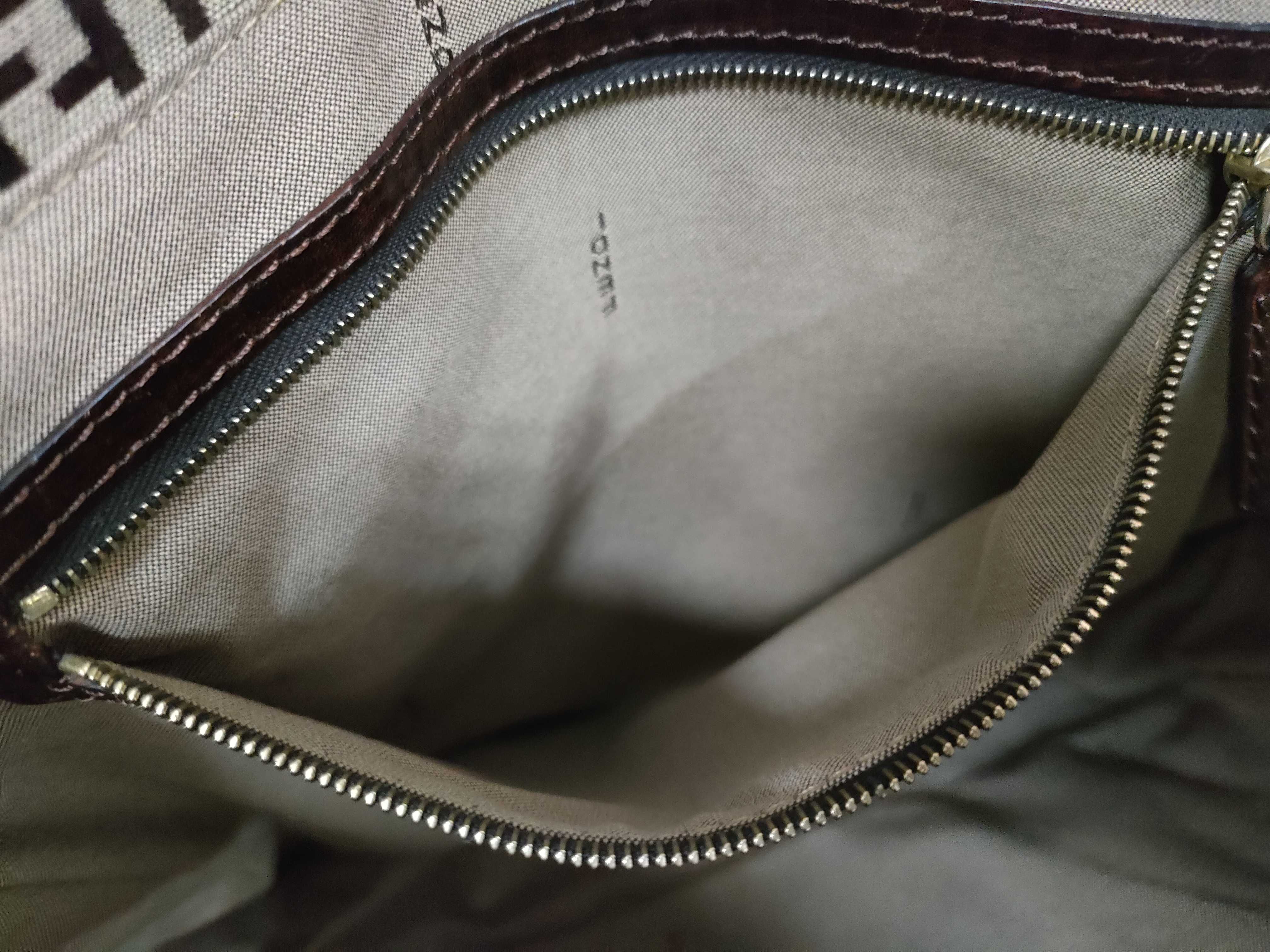 Zucca pattern hand tote leather tote bag — view 10