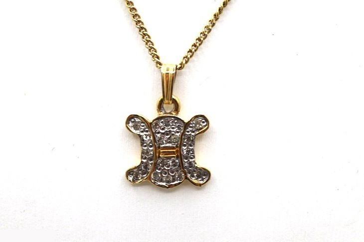 Triomphe Rhinestone Necklace — view 2