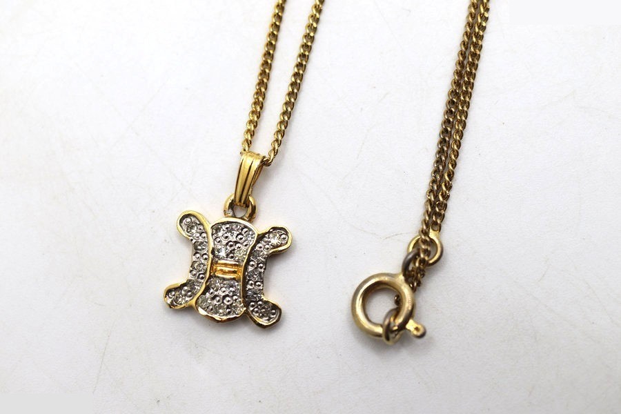 Triomphe Rhinestone Necklace — view 4