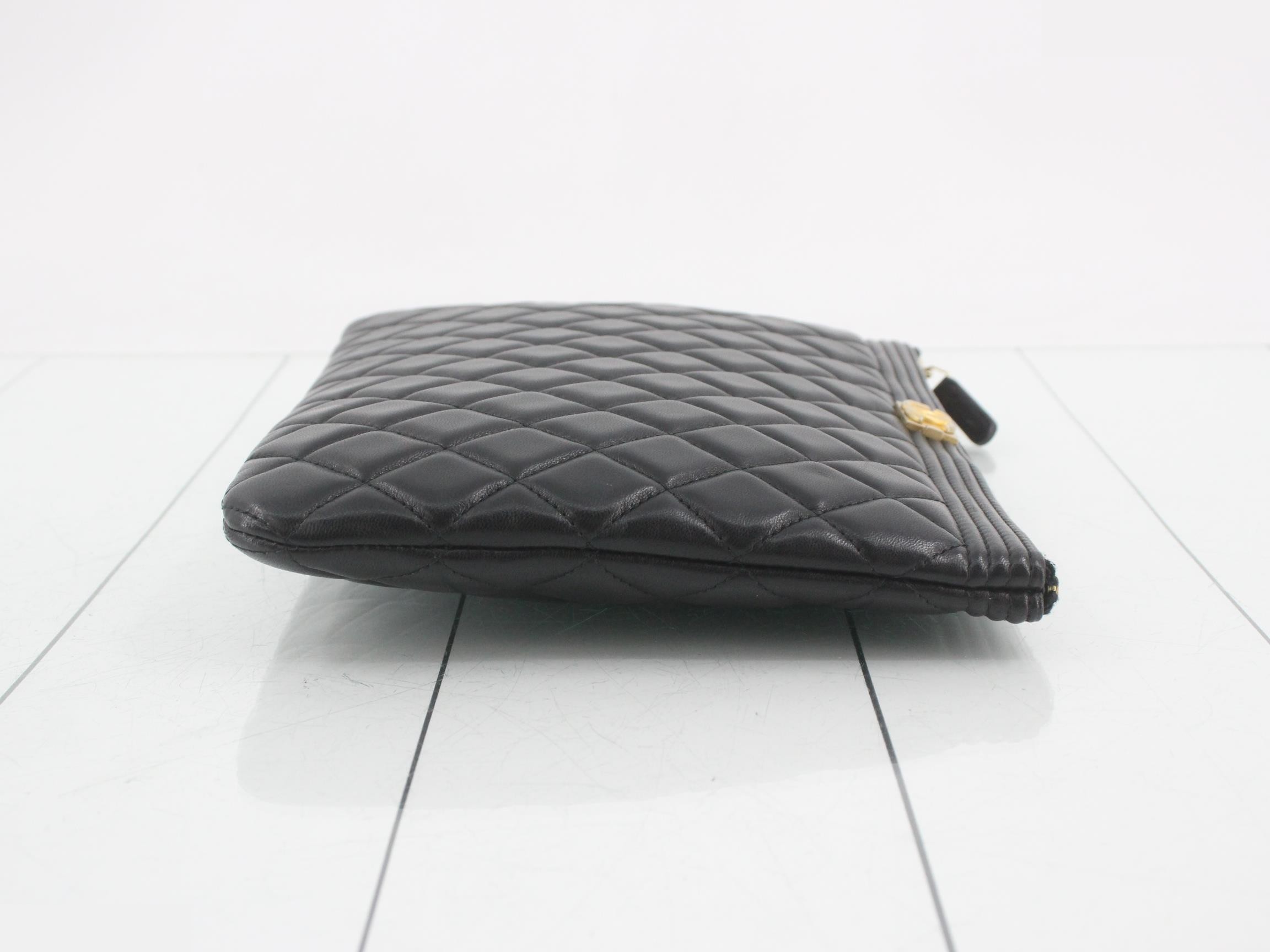 Lambskin clutch bag — view 3