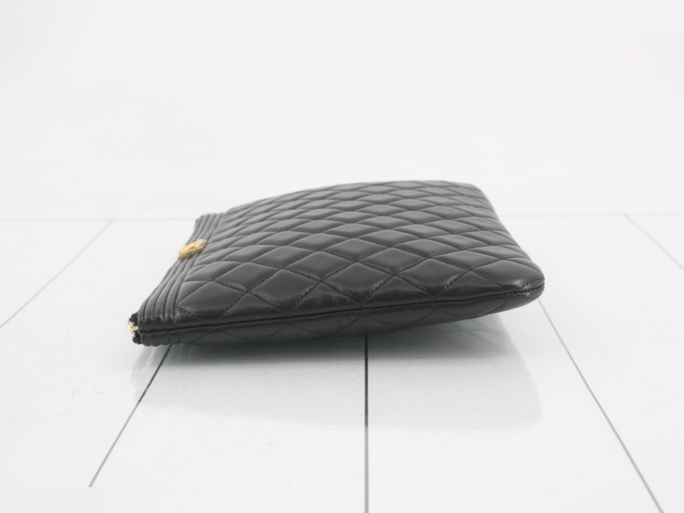 Lambskin clutch bag — view 4