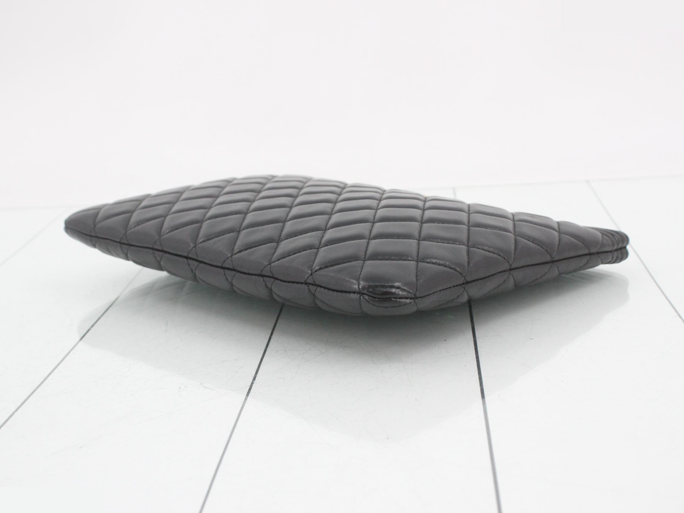 Lambskin clutch bag — view 6