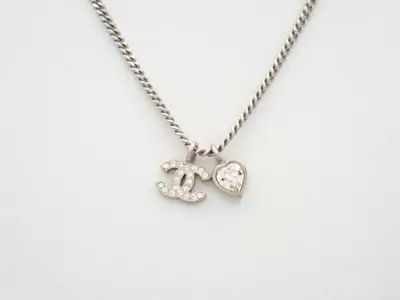 Rhinestone necklace, neck circumference approximately 44cm, 09C