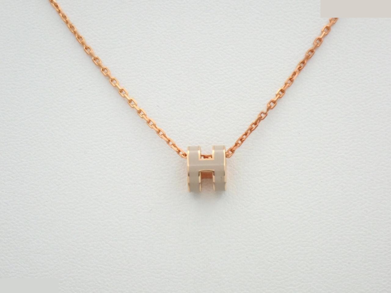 H Necklace, neck circumference approximately 40cm