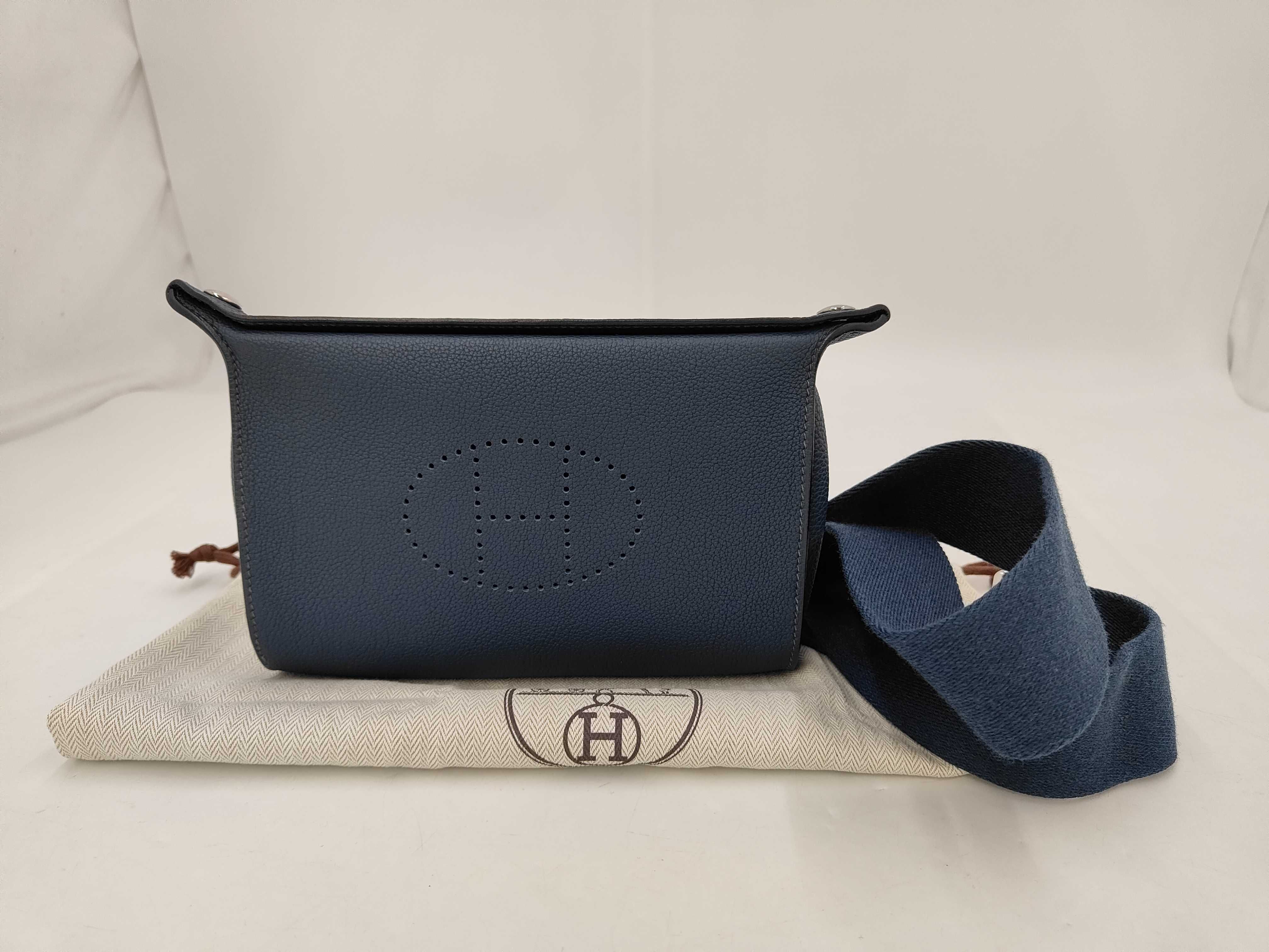 Vide Poche Togo B stamp Bleu de Plus Shoulder bag Accessories: Dust bag
