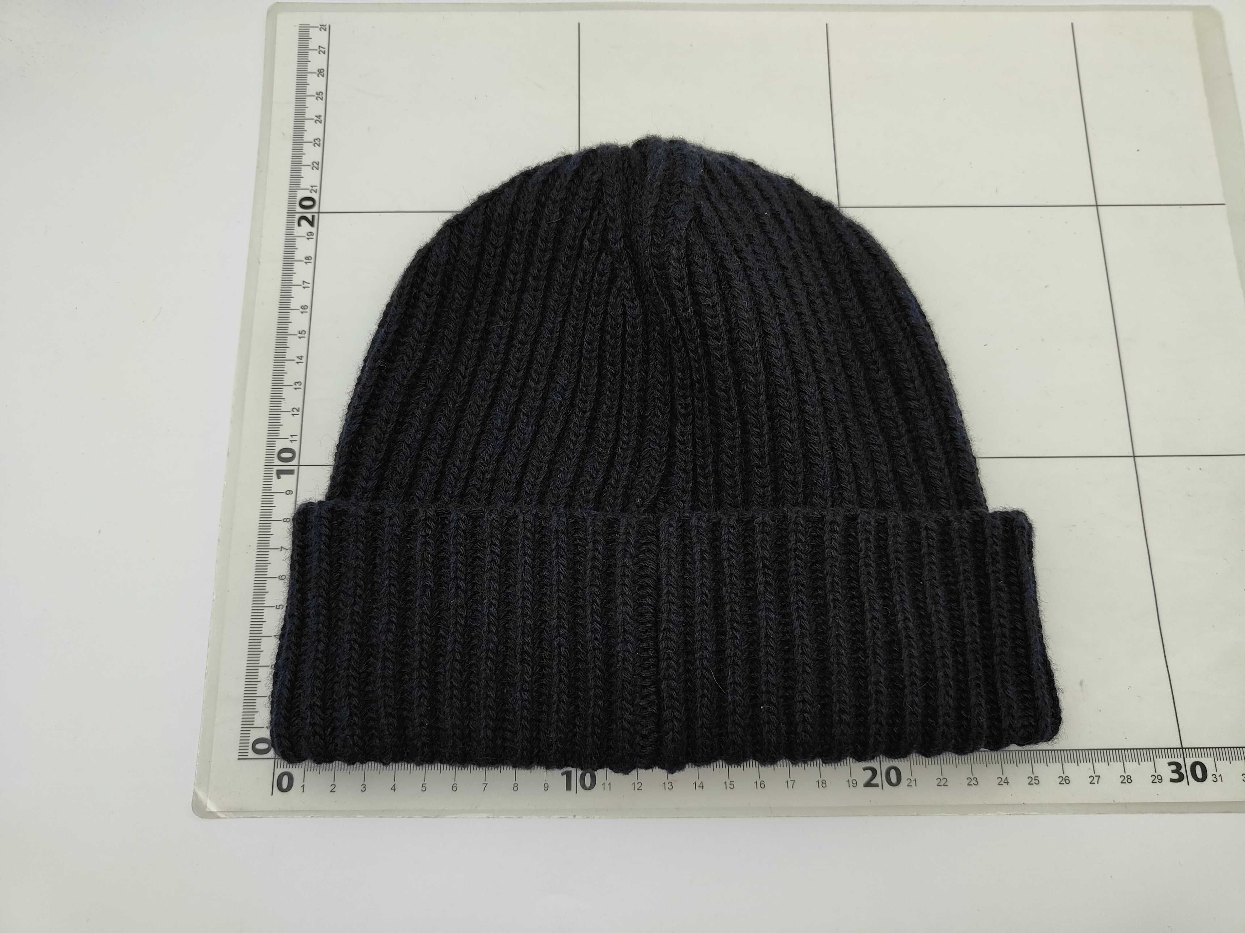 knitted hat with jeweled logo, black cashmere, other accessories. — view 2