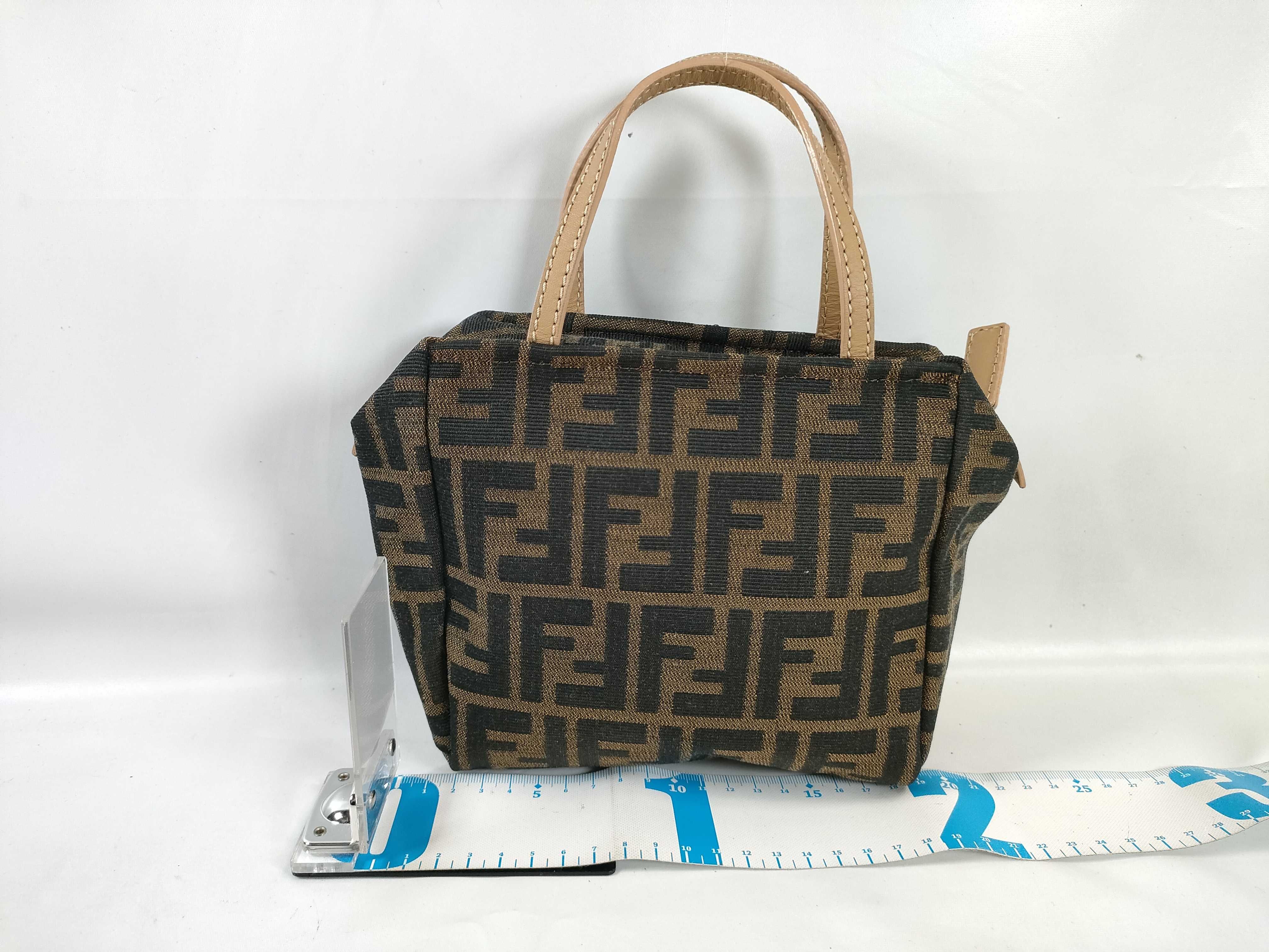 Zucca pattern Fendi Zucca handbag Brown handbag — view 2