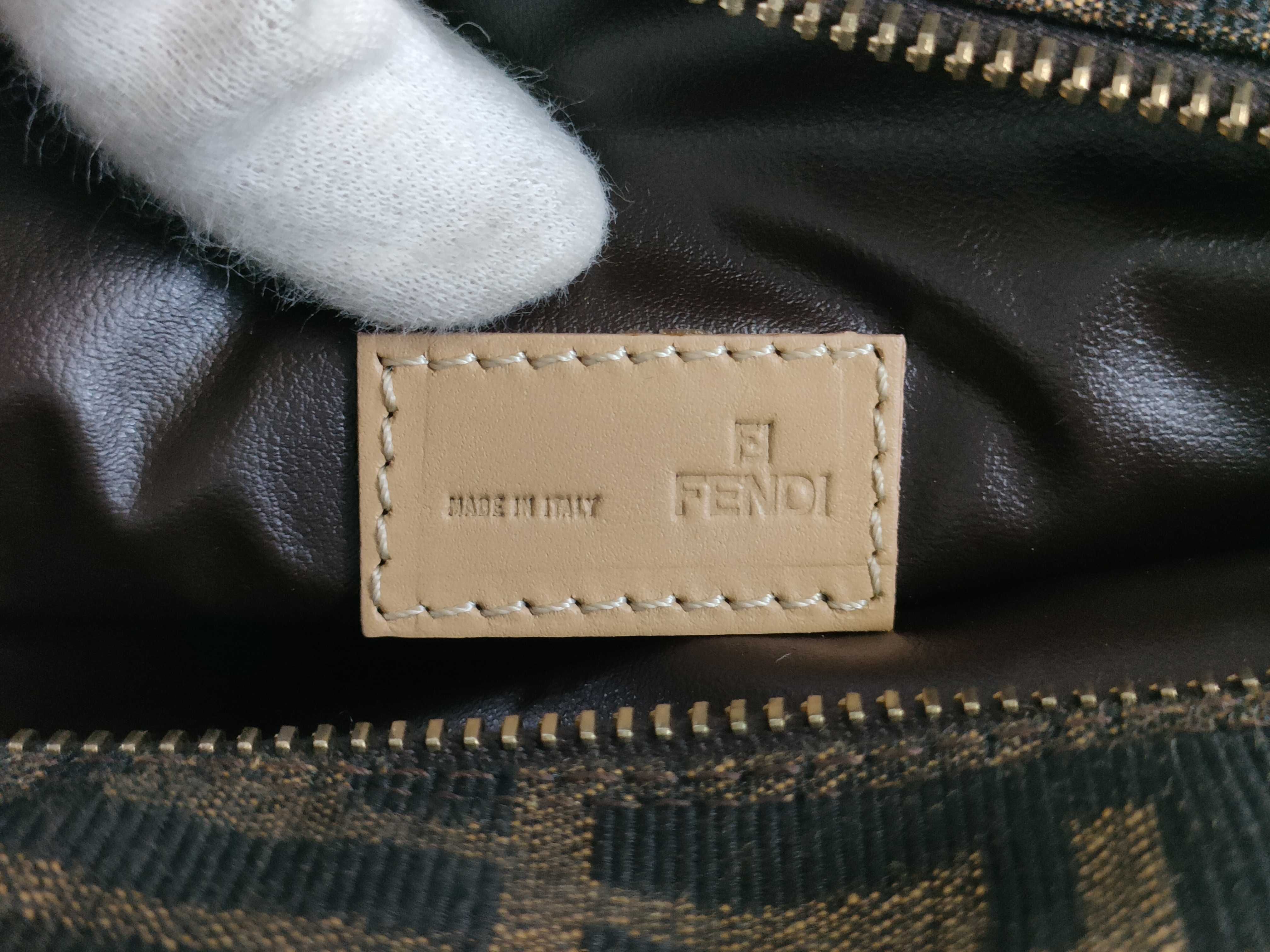 Zucca pattern Fendi Zucca handbag Brown handbag — view 11