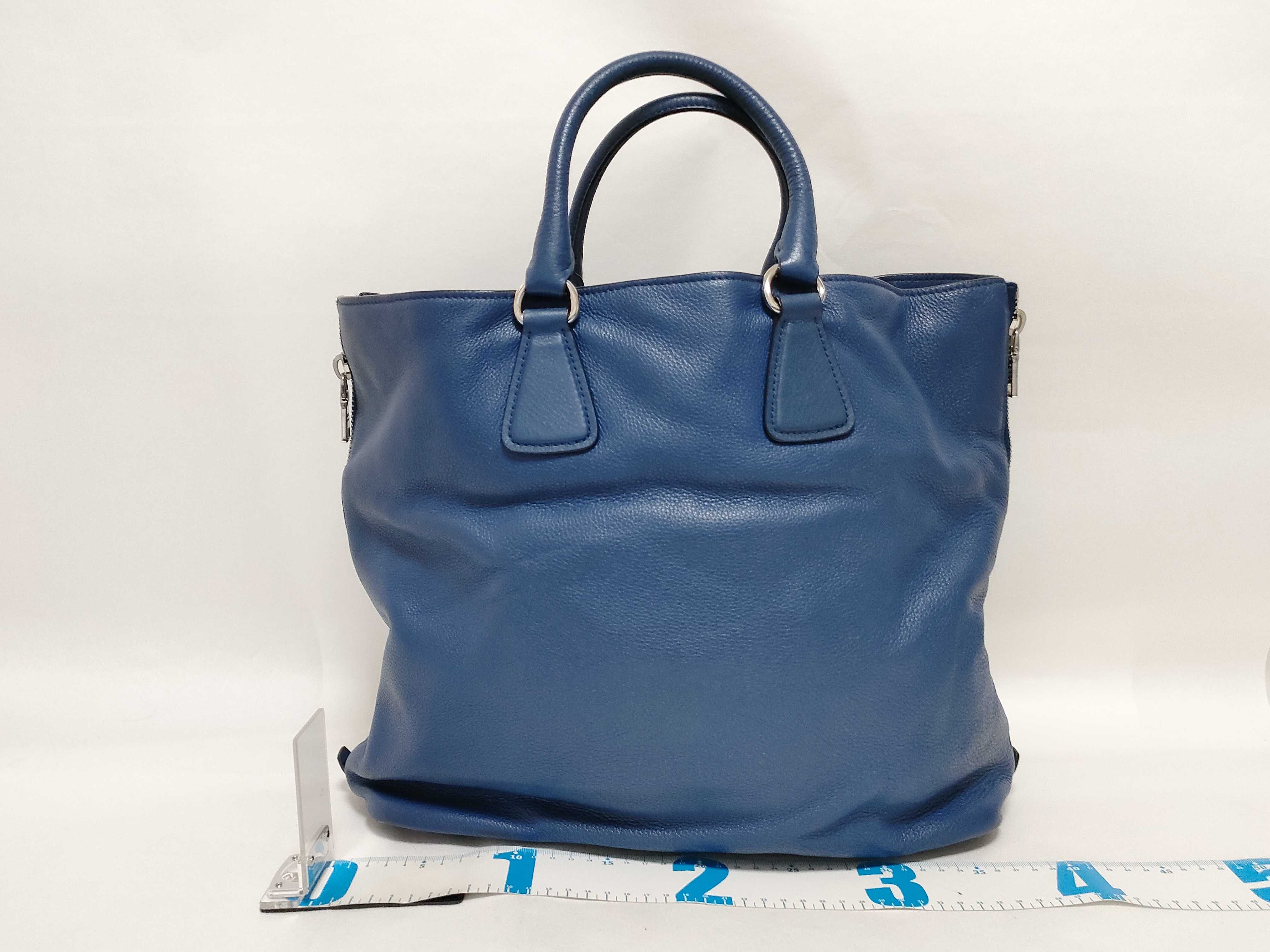 leather tote bag — view 2