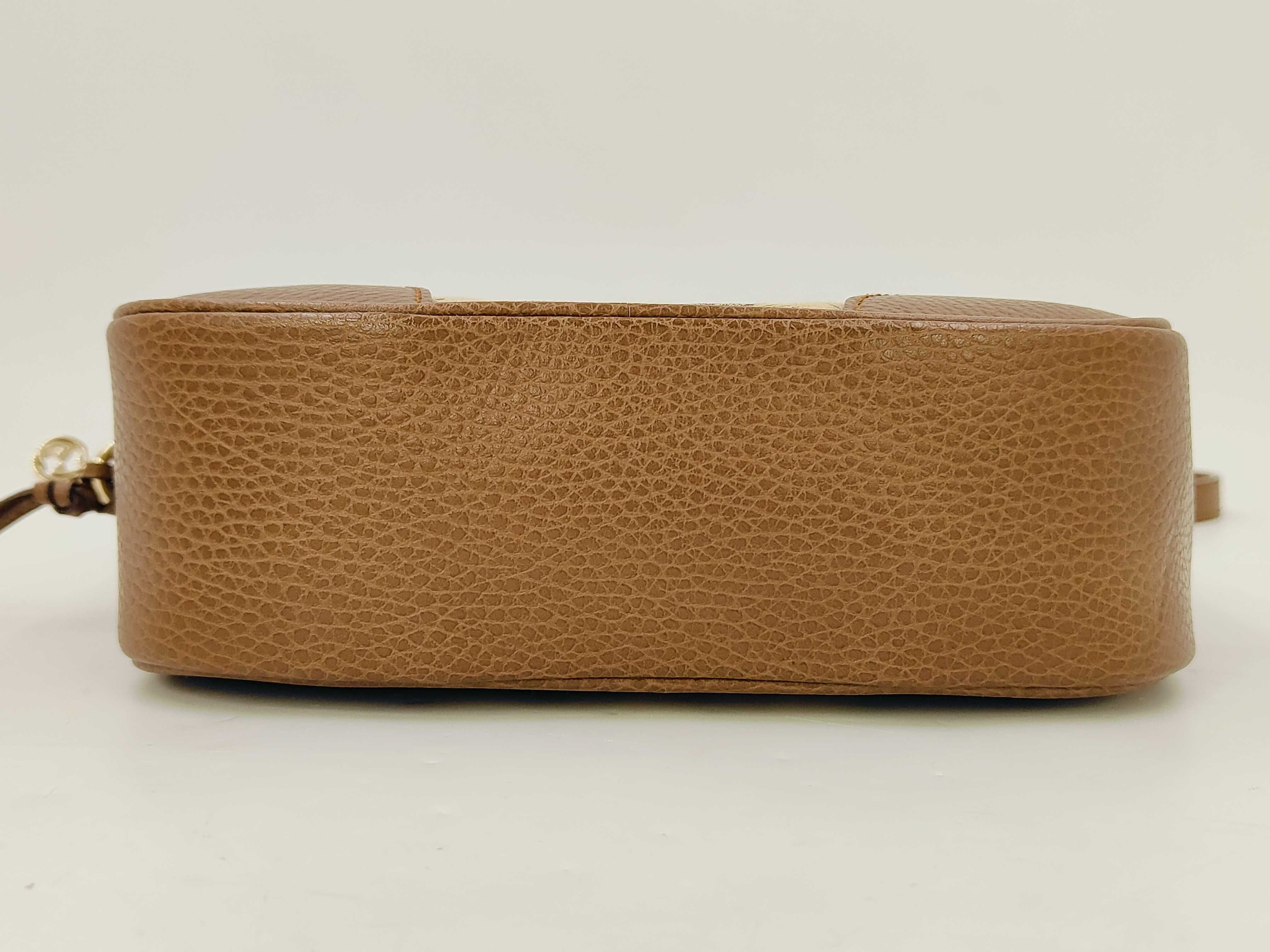 449413 GG Canvas Brown Camel Shoulder Bag — view 6