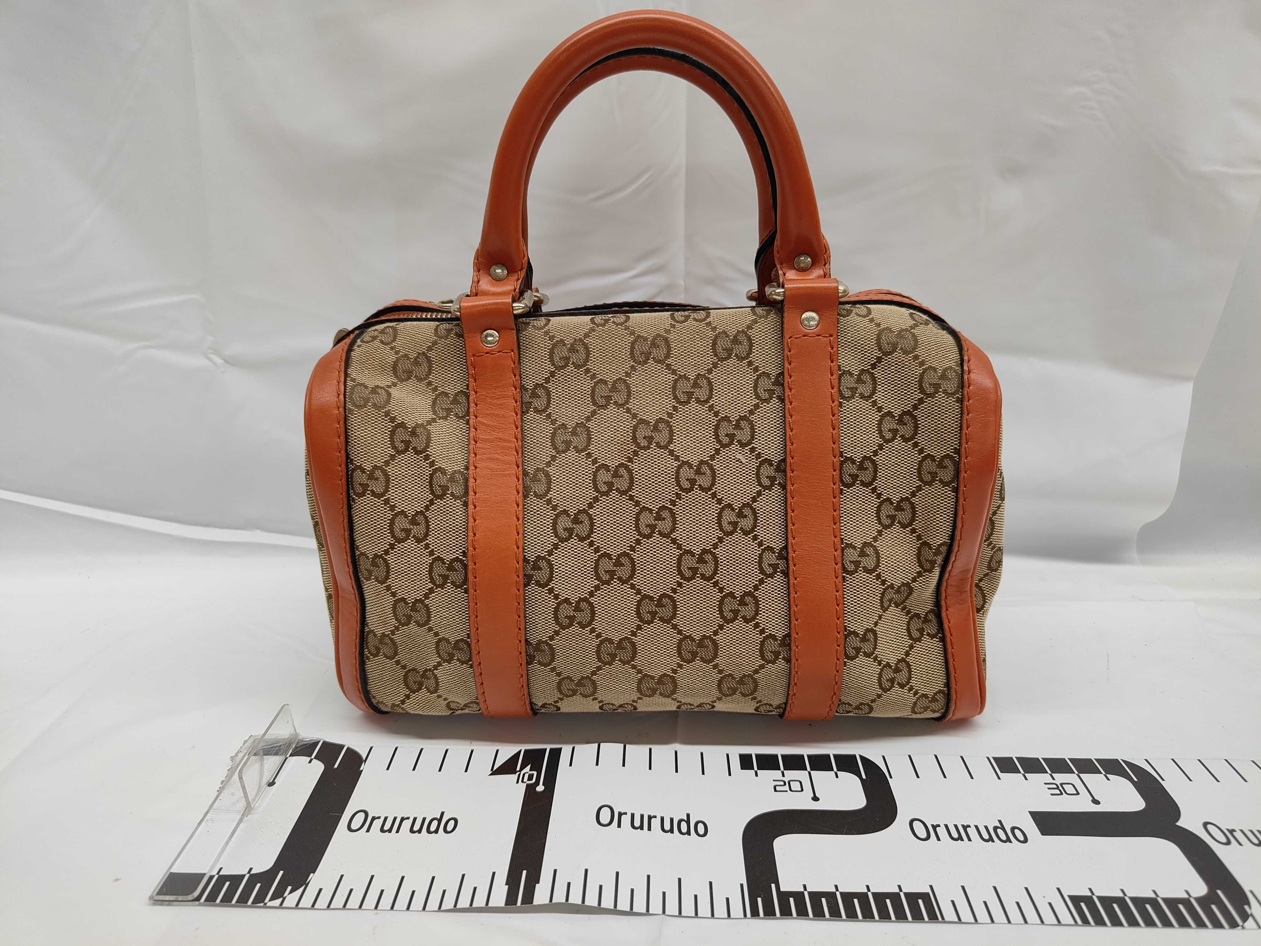 GG Supreme Boston Bag Orange Boston Bag — view 2
