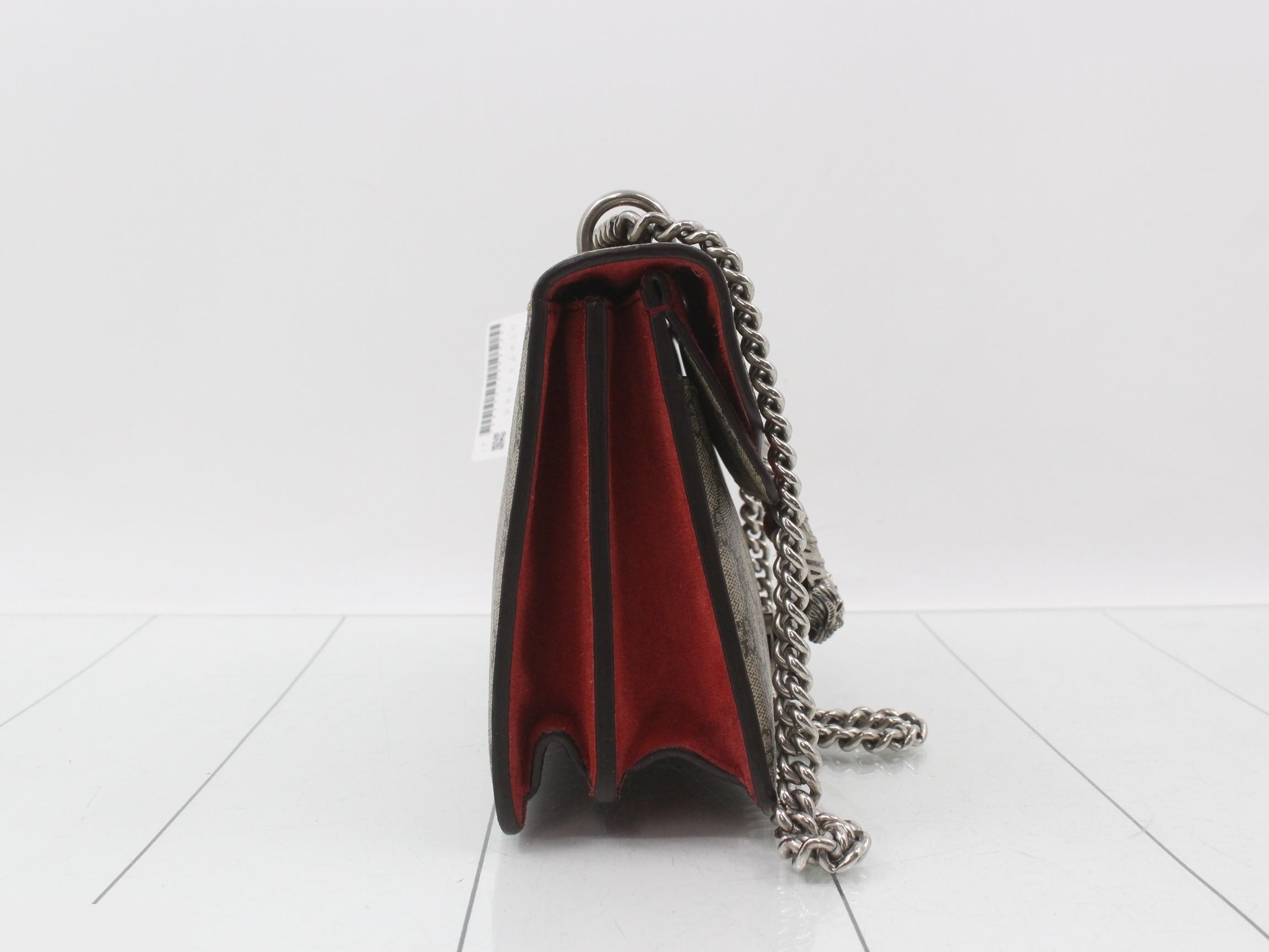 Dionysus GG Supreme Suede Chain Shoulder Bag — view 4