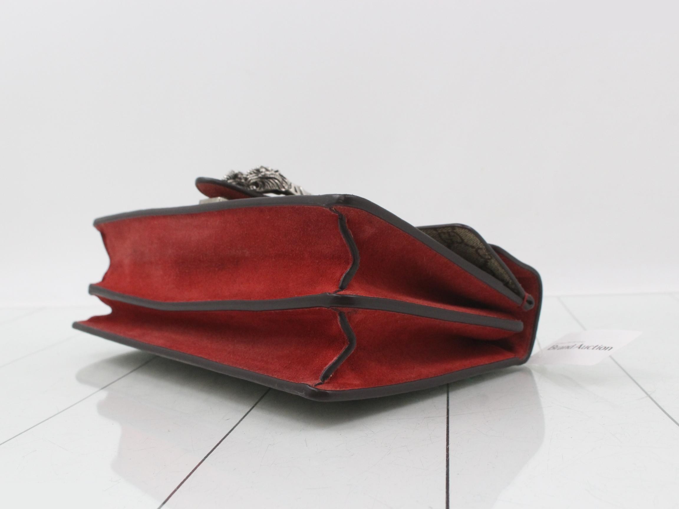 Dionysus GG Supreme Suede Chain Shoulder Bag — view 6