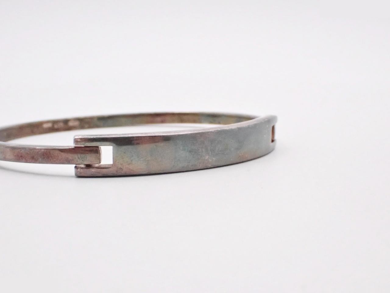 SV925 / 34.8g, Wrist circumference approx. 21cm, Bangle — view 3