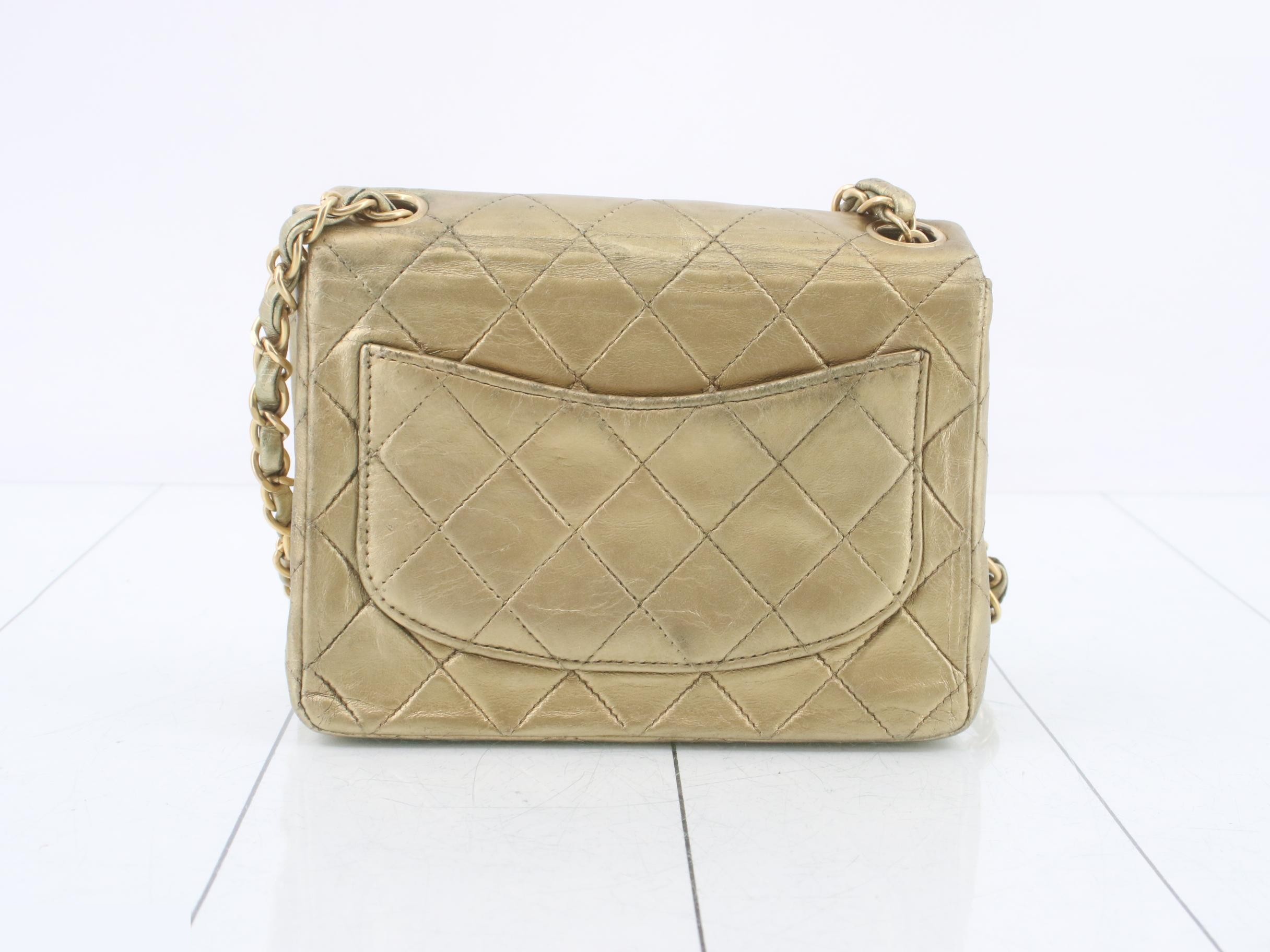 Mini Mat Lamb Chain Shoulder Bag (with sticker) — view 2