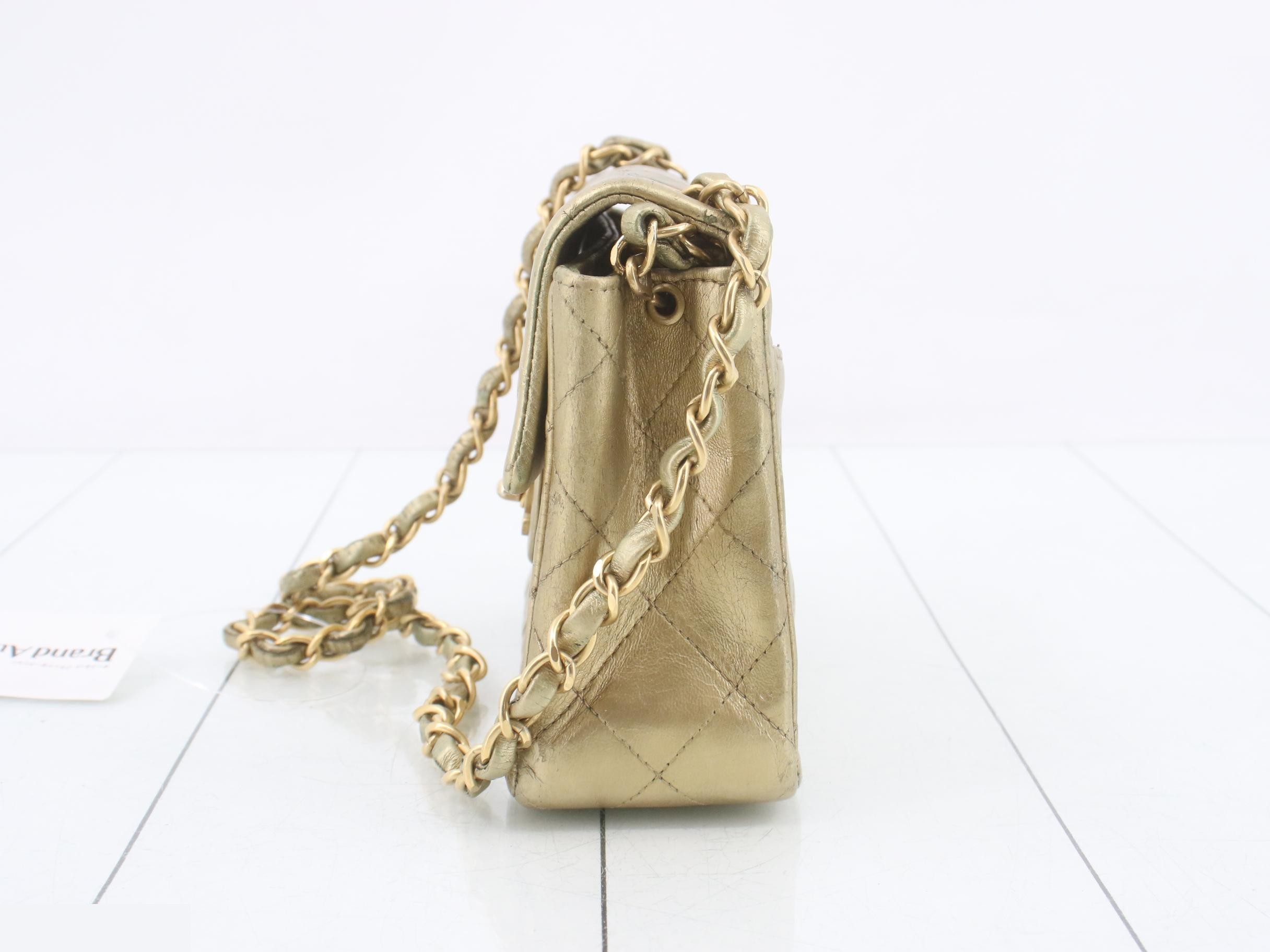 Mini Mat Lamb Chain Shoulder Bag (with sticker) — view 3