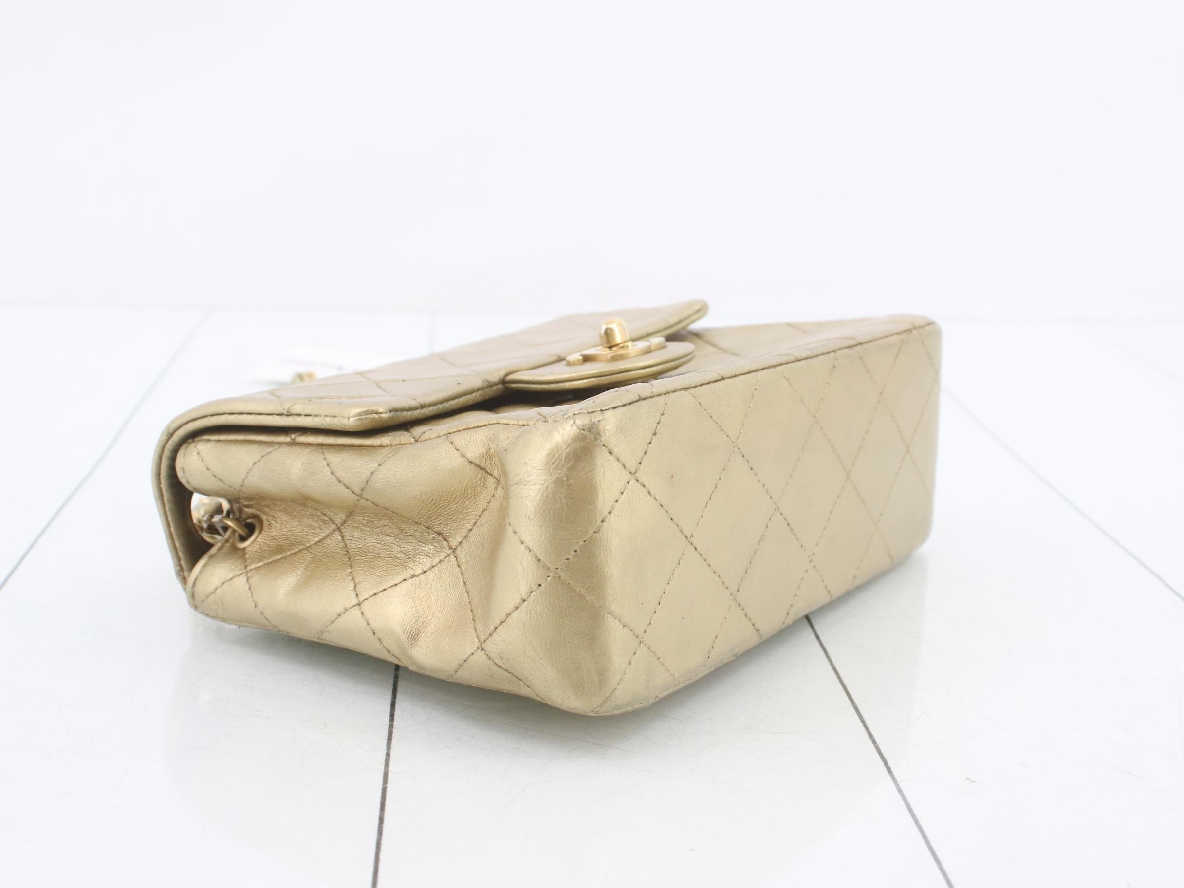 Mini Mat Lamb Chain Shoulder Bag (with sticker) — view 5