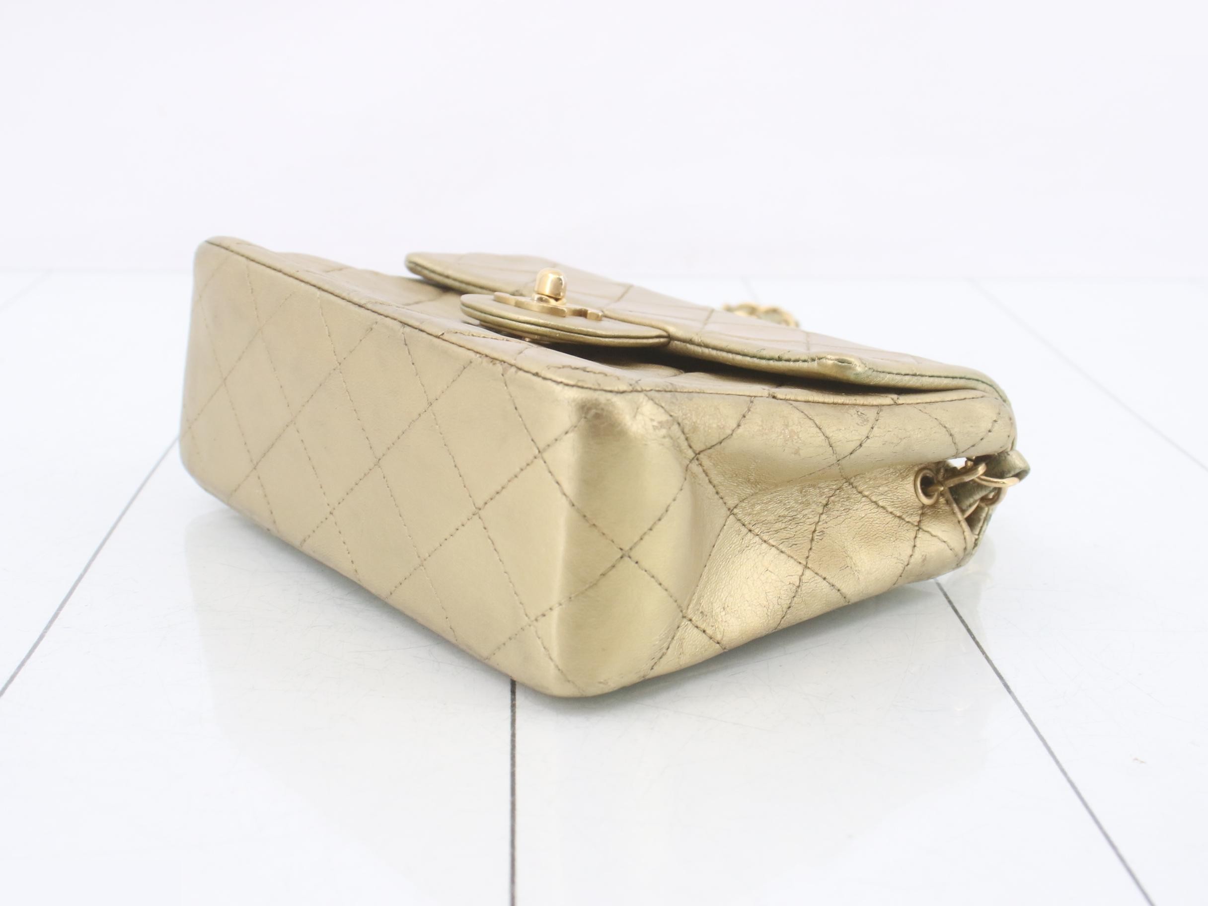 Mini Mat Lamb Chain Shoulder Bag (with sticker) — view 6