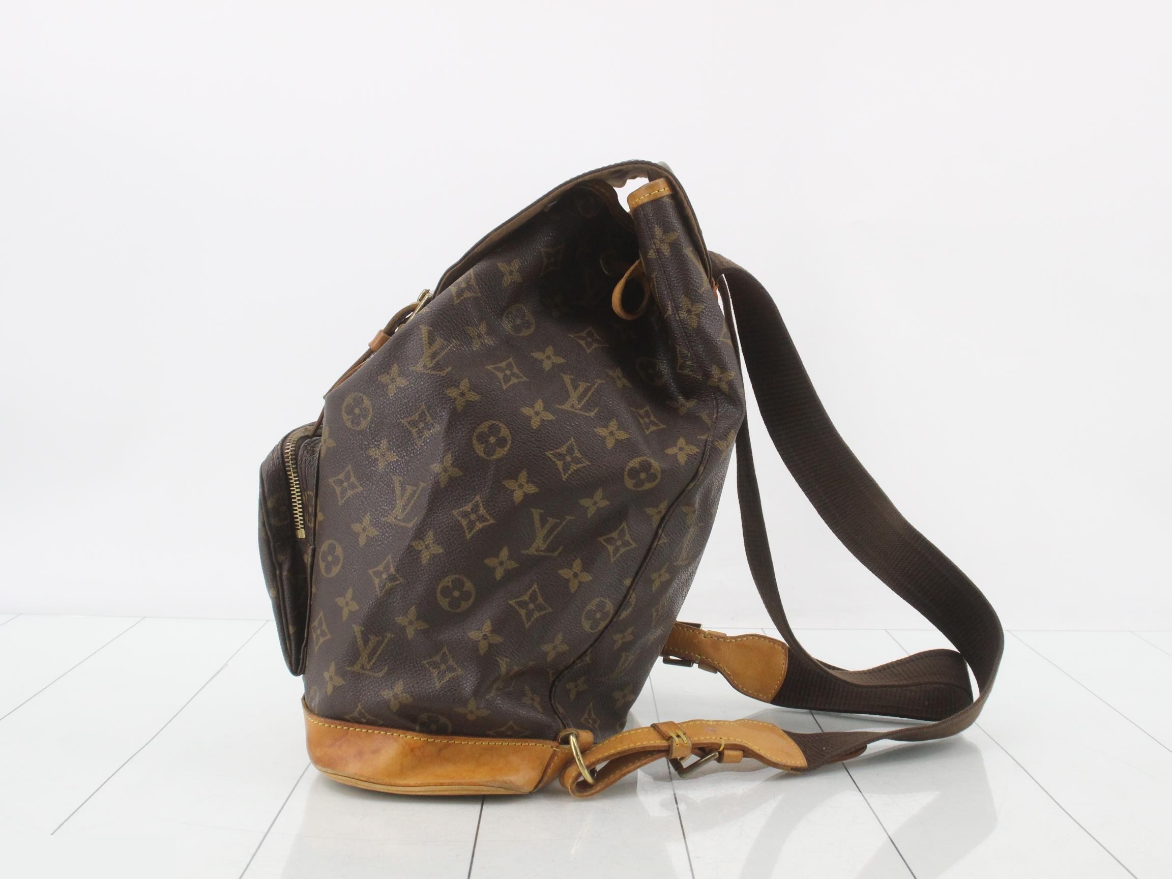 Monogram Montsouris GM Backpack — view 3