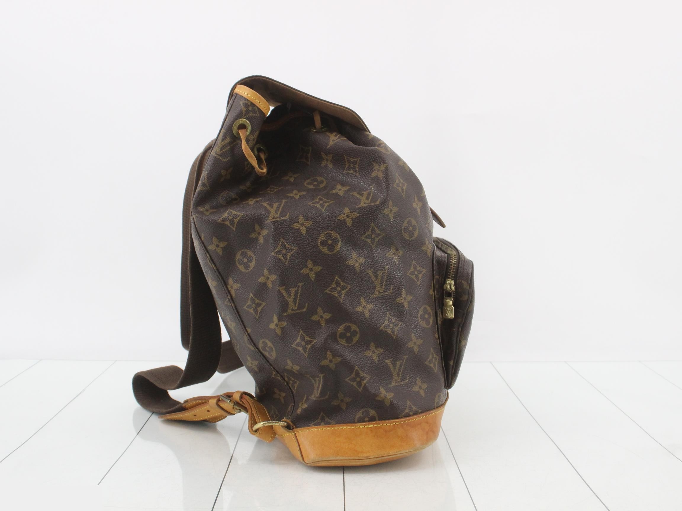 Monogram Montsouris GM Backpack — view 4
