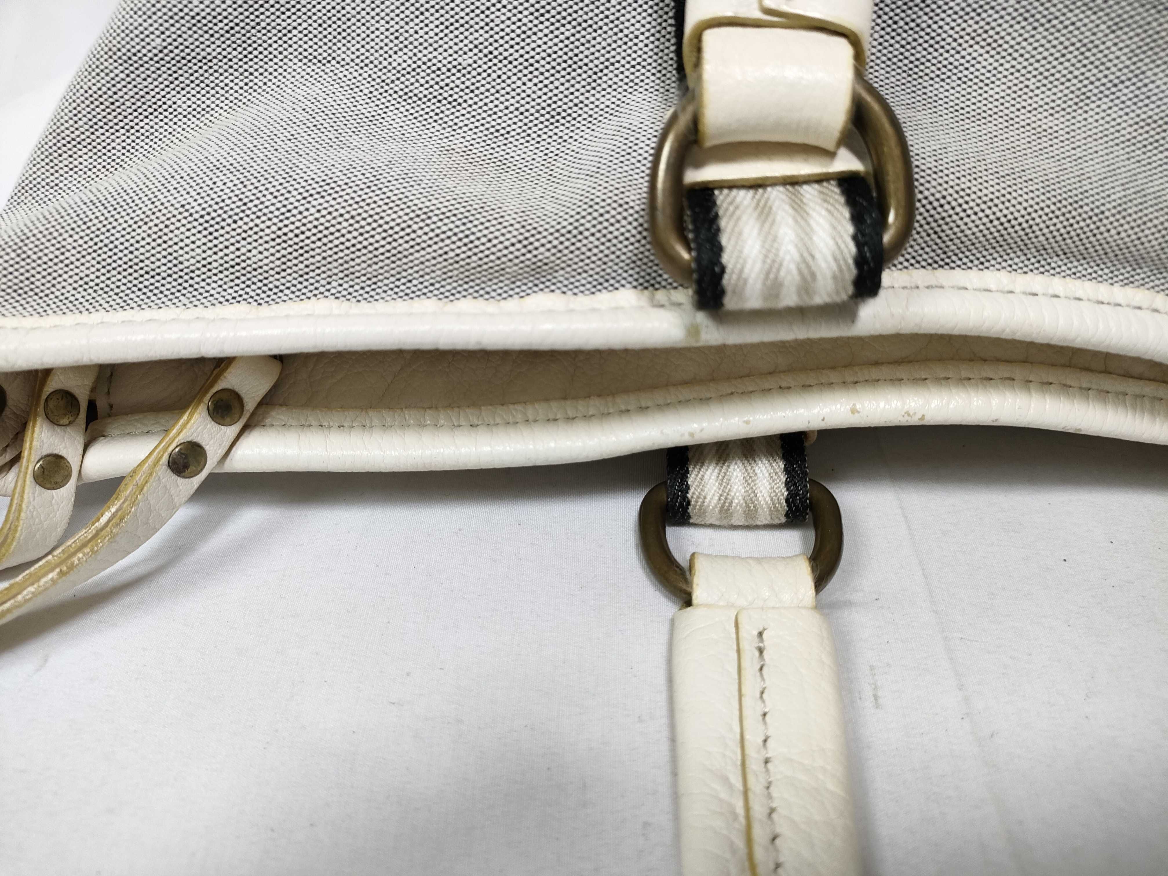 handbag, canvas, white — view 12